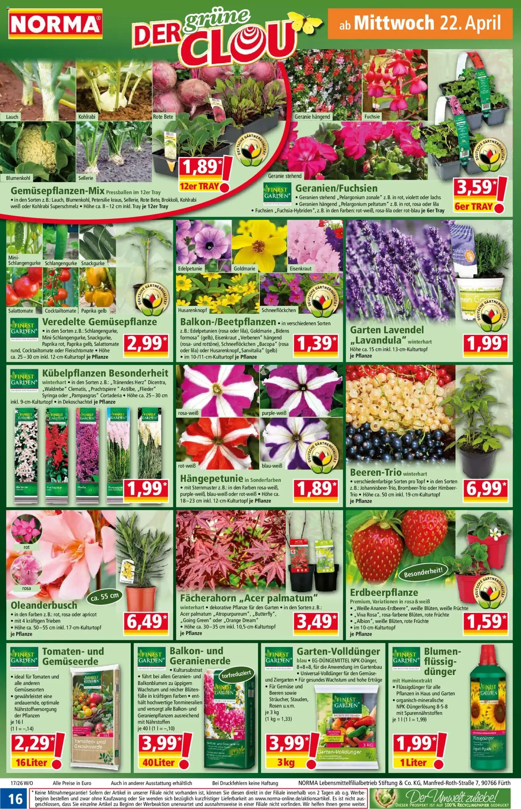 Norma Prospekt - Gültiger Prospekt ab 20.04.2026, Seite 16 von insgesamt 21