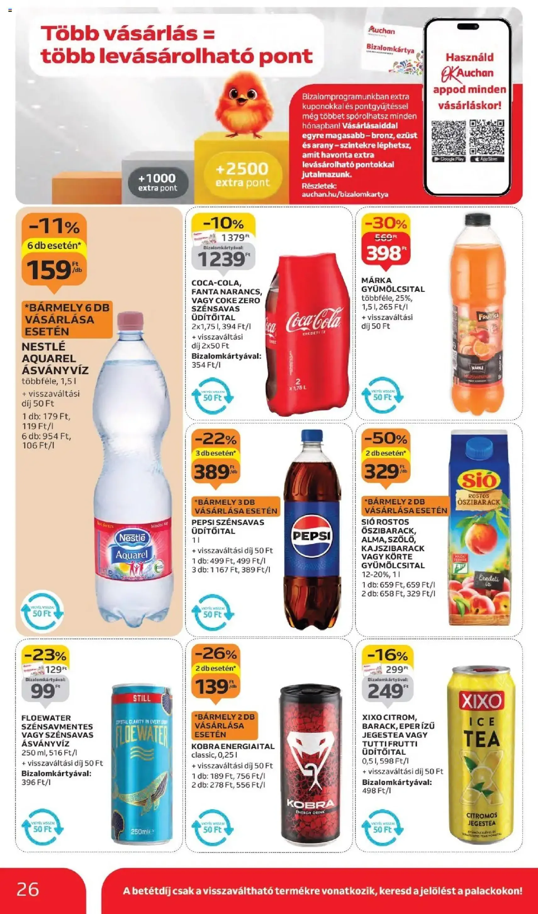 Auchan Akciós újság - 2025.09.11. érvényes szórólap 26 oldal 42 oldalból Auchan Akciós újság - 2025.09.11. érvényes szórólap 26 oldal 42 oldalból