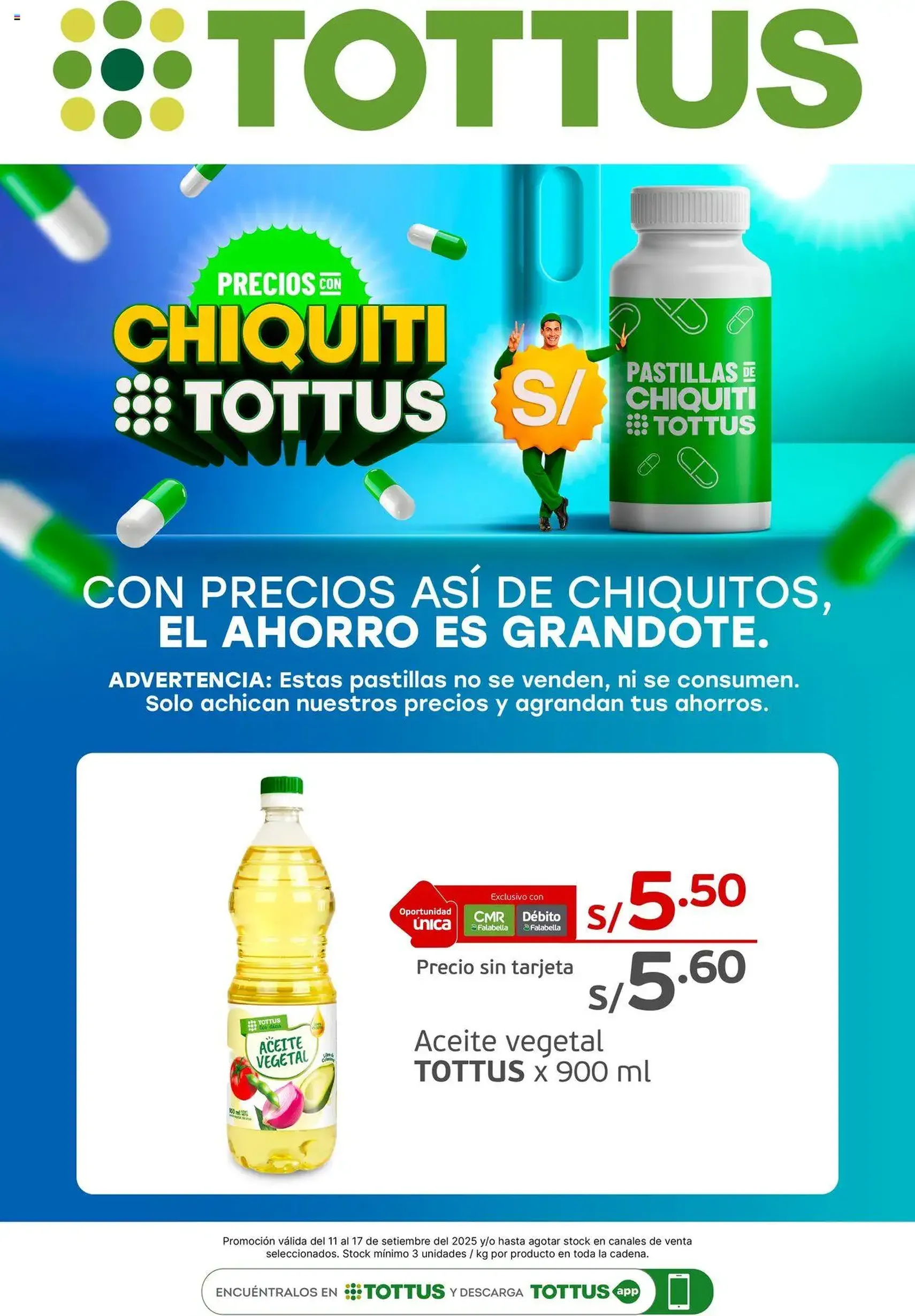Tottus - Catalogo Chiquititottus - folleto válido desde 11/09/2025 página 1 de 12