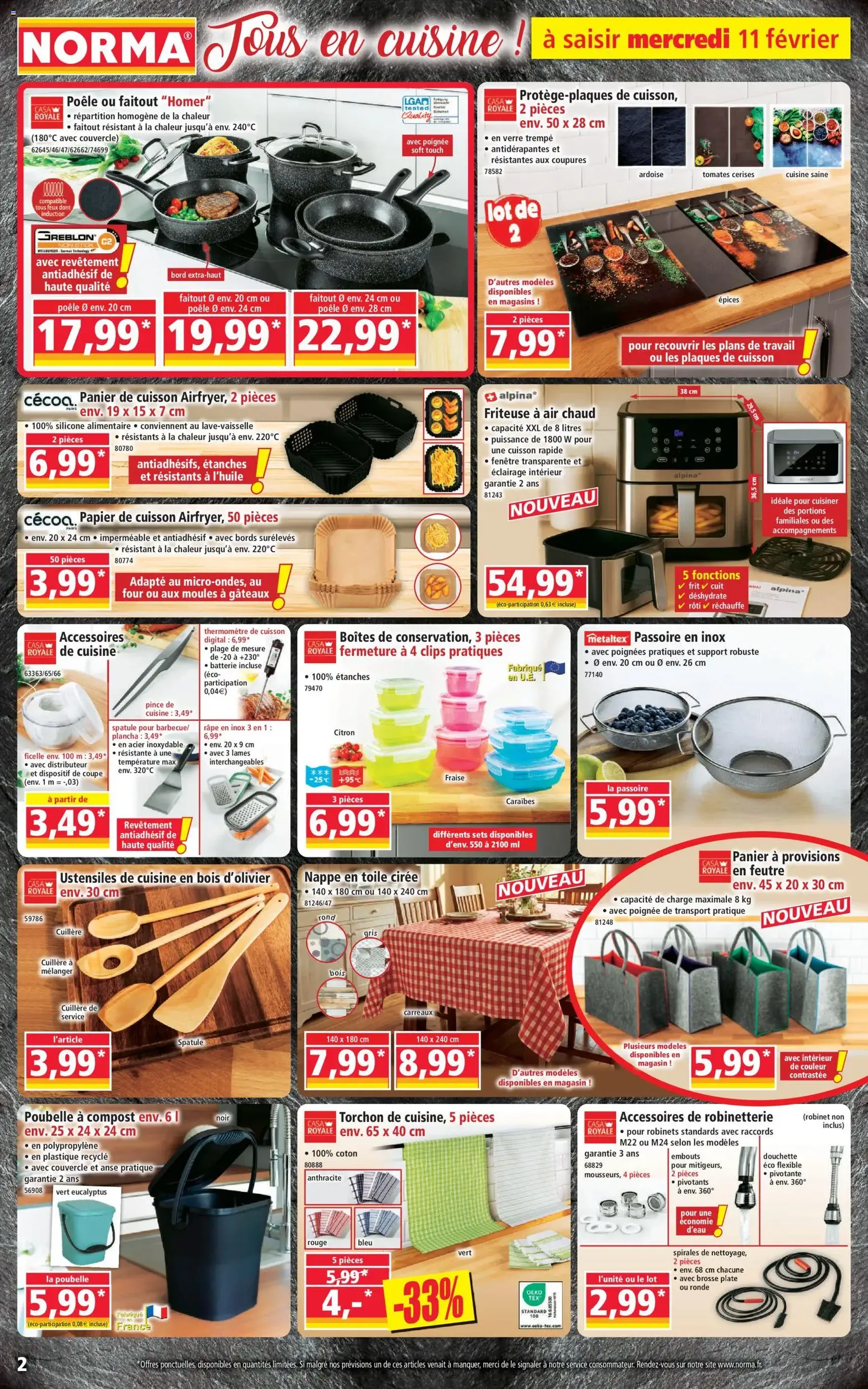 Norma catalogue - brochure valable à partir du 11/02/2026, page 2 sur 14
