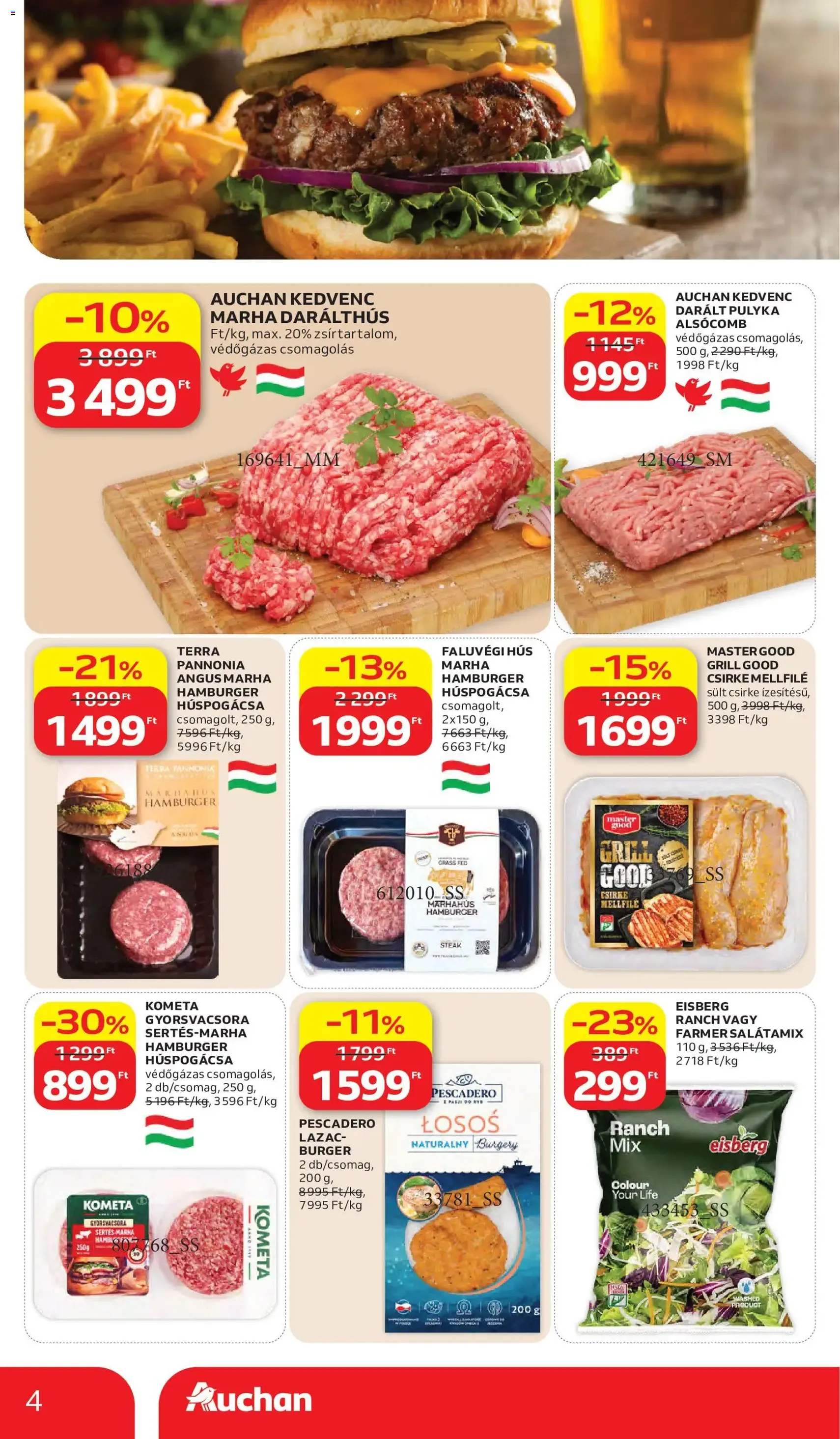 Auchan akciós újság - 2026.05.28. érvényes szórólap 4 oldal 58 oldalból