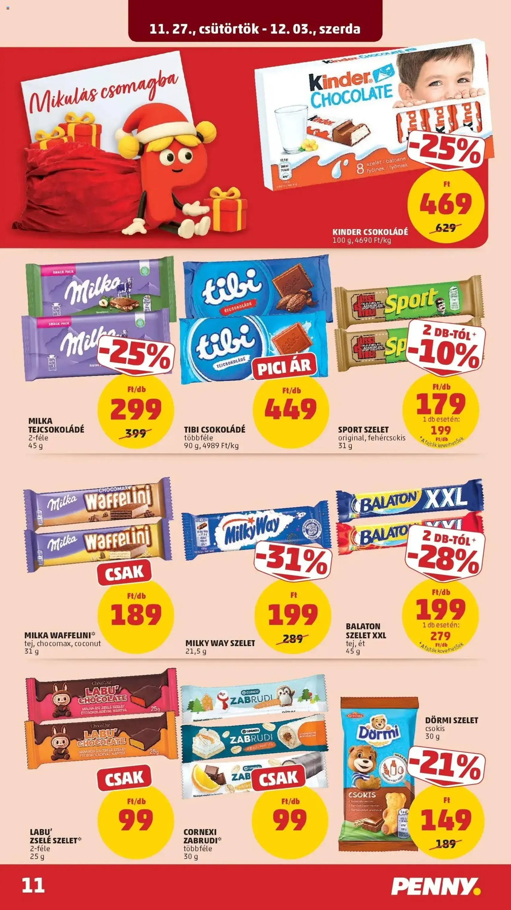 PENNY Akciós újság - 2025.11.27. érvényes szórólap 11 oldal 39 oldalból