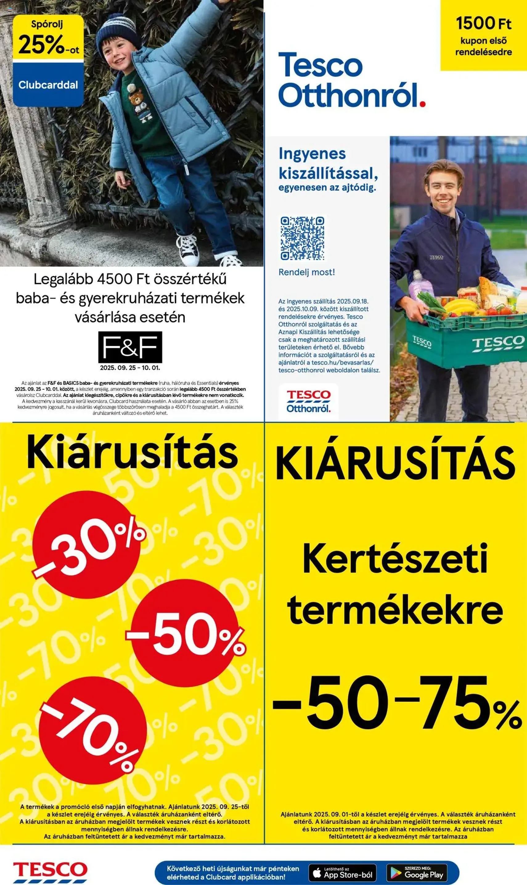Tesco Hipermarket - Akciós újság - 2025.09.25. érvényes szórólap 16 oldal 32 oldalból
