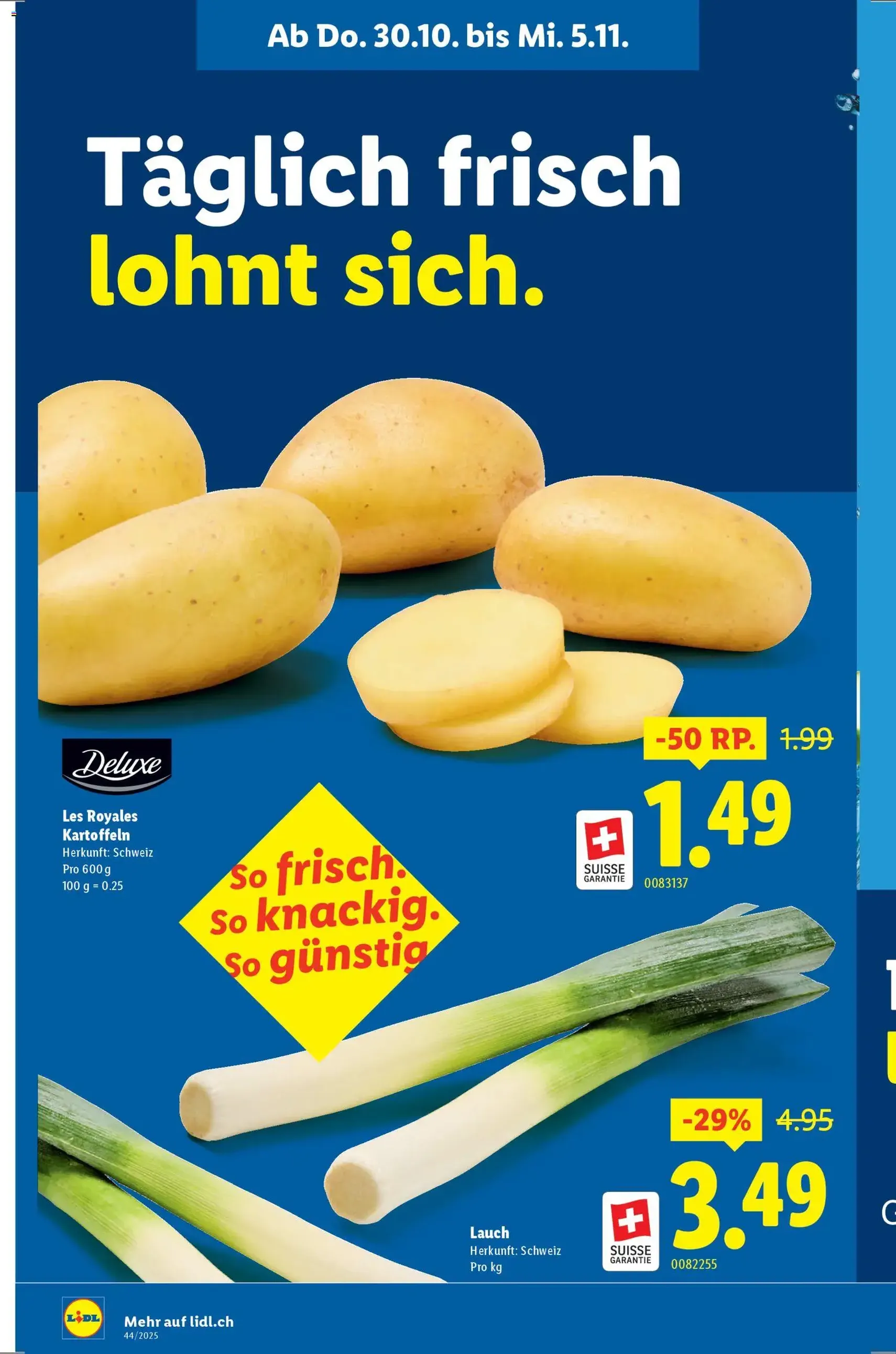 Lidl Aktionen - Gültiger Prospekt ab 30.10.2025, Seite 4 von insgesamt 32 Lidl Aktionen - Gültiger Prospekt ab 30.10.2025, Seite 4 von insgesamt 32