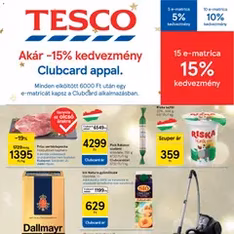 Tesco Hipermarket - Black Friday - szórólap előnézete érvényes 2025.11.06. -tól