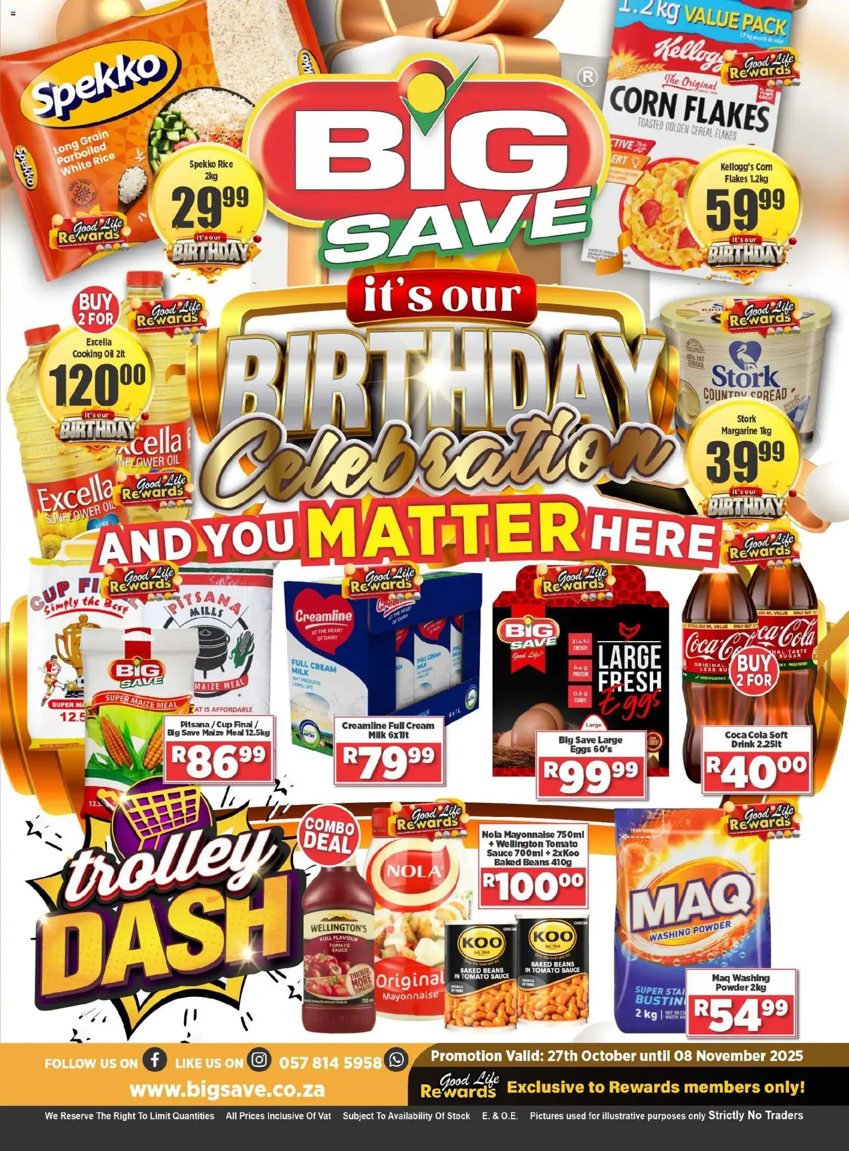 Big Save Specials - valid flyer from 27/10/2025, page 1 of 8