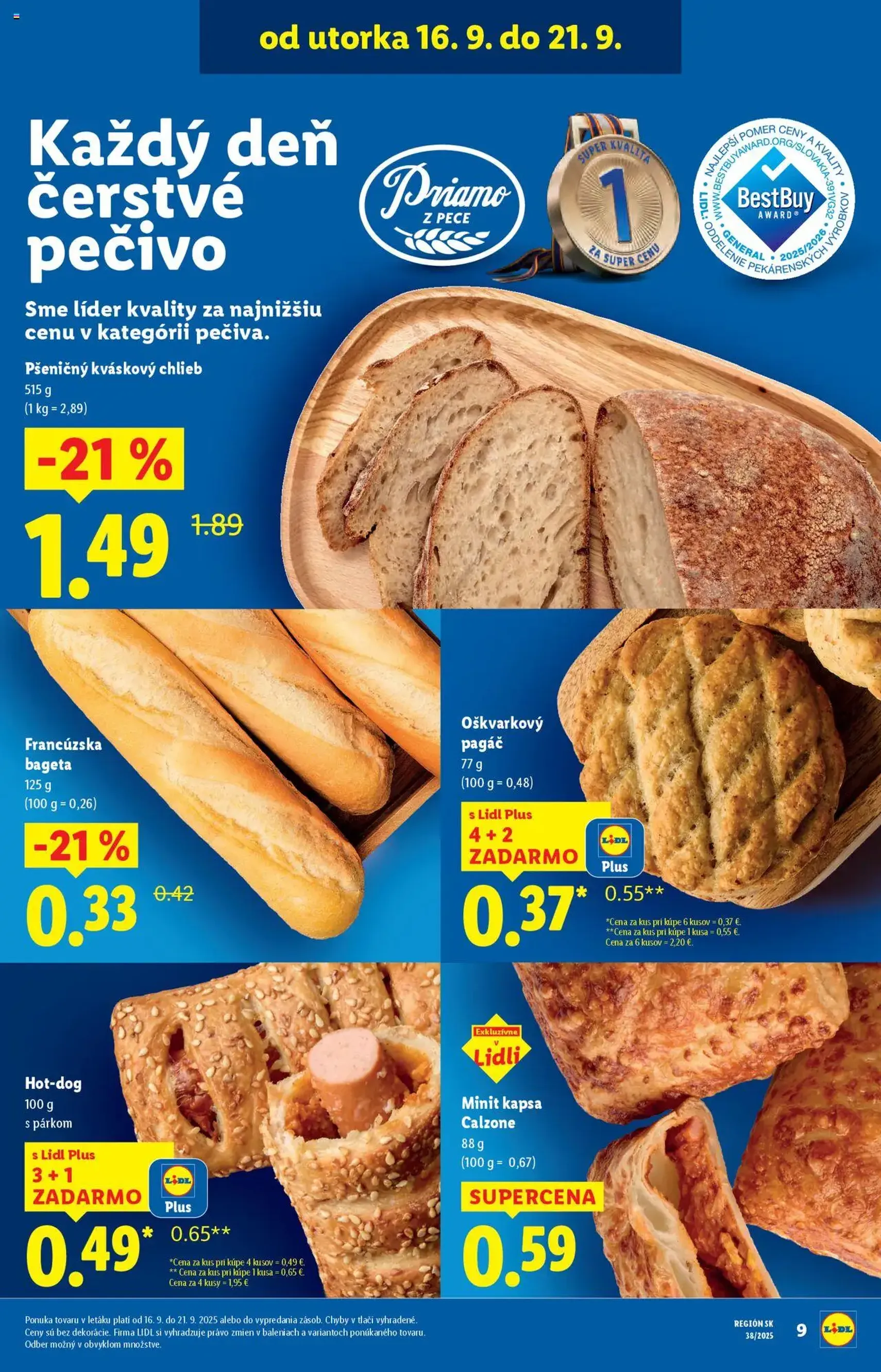 Lidl leták - platný leták od 16.09.2025 strana 9 z 111 Lidl leták - platný leták od 16.09.2025 strana 9 z 111
