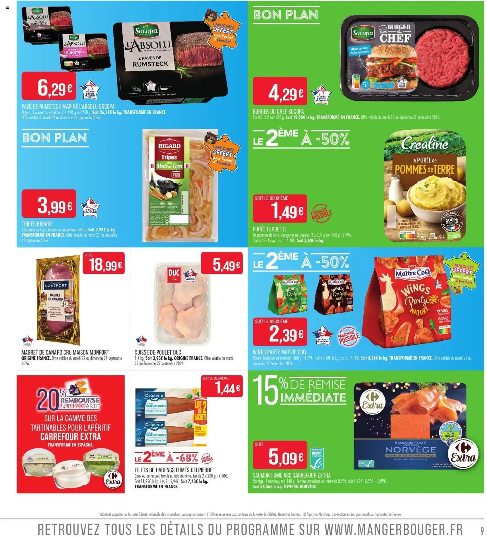 Match Supermarché catalogue - brochure valable à partir du 22/09/2026, page 9 sur 24