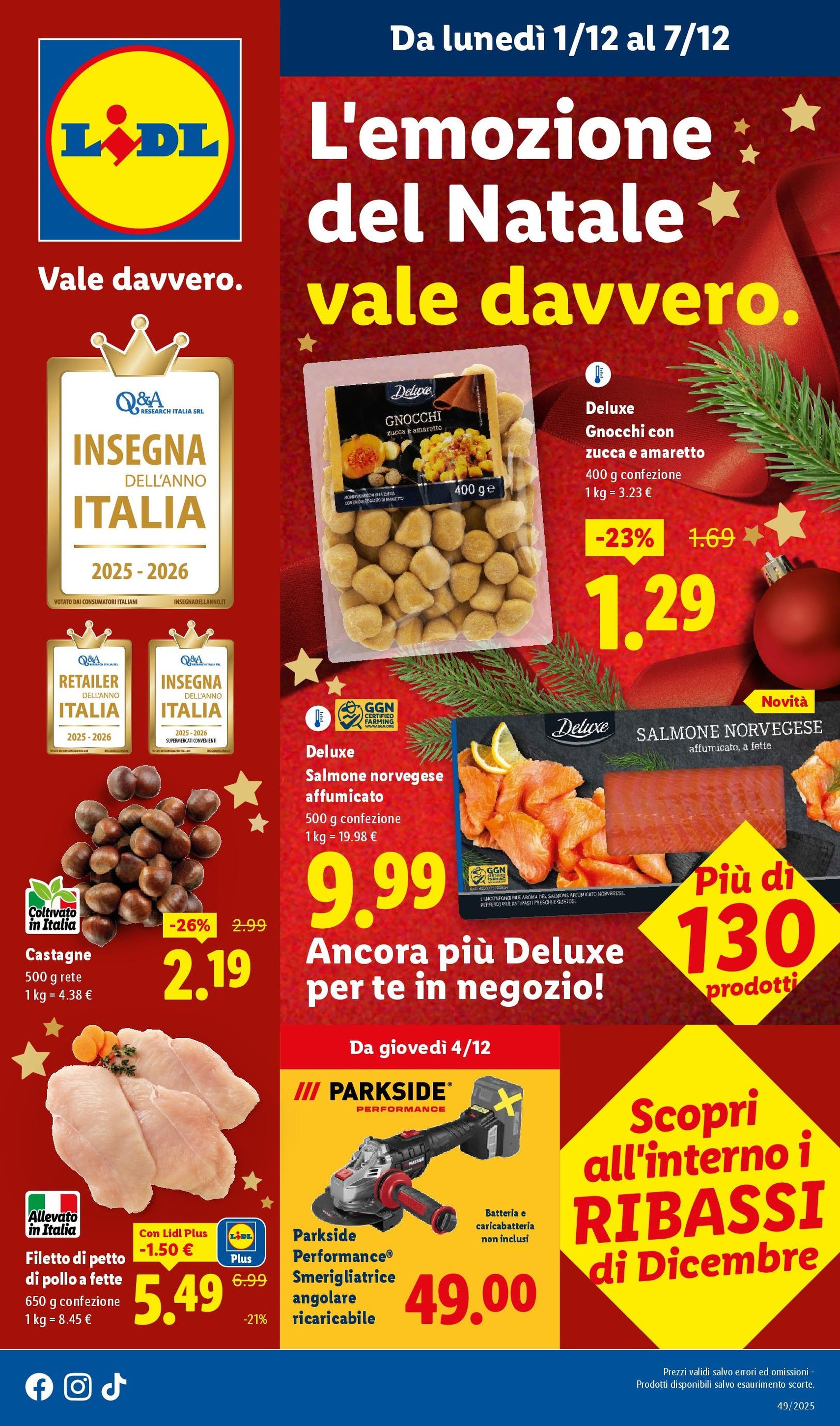 Volantino Lidl - volantino valido dal 01/12/2025 pagina 1 di 60