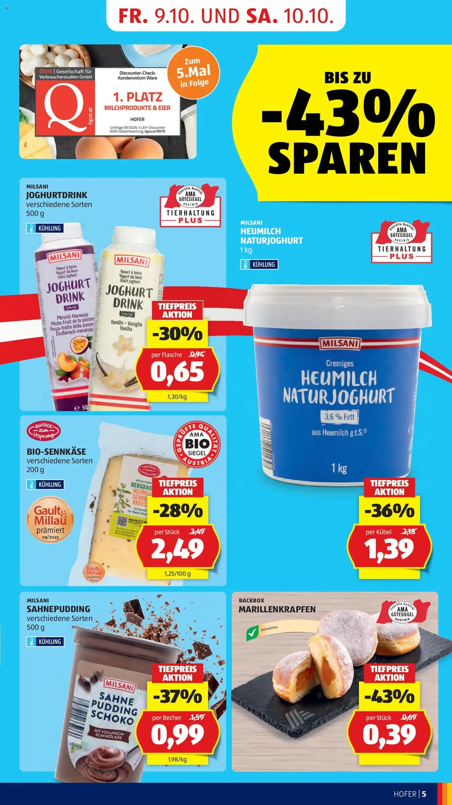 Hofer Flipbook - Gültiger Prospekt ab 09.10.2026, Seite 13 von insgesamt 46
