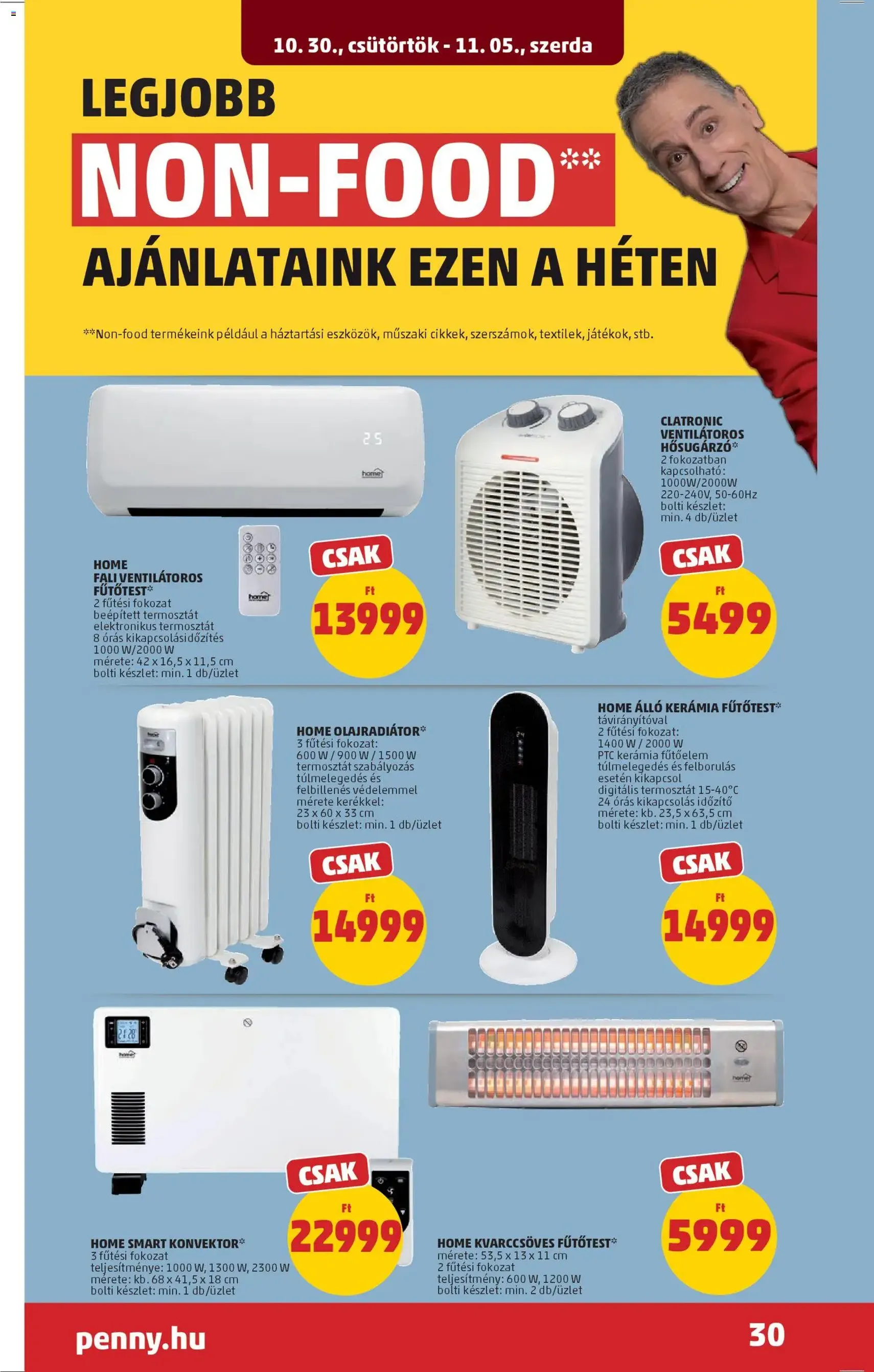 PENNY Akciós újság - 2025.10.30. érvényes szórólap 34 oldal 38 oldalból PENNY Akciós újság - 2025.10.30. érvényes szórólap 34 oldal 38 oldalból