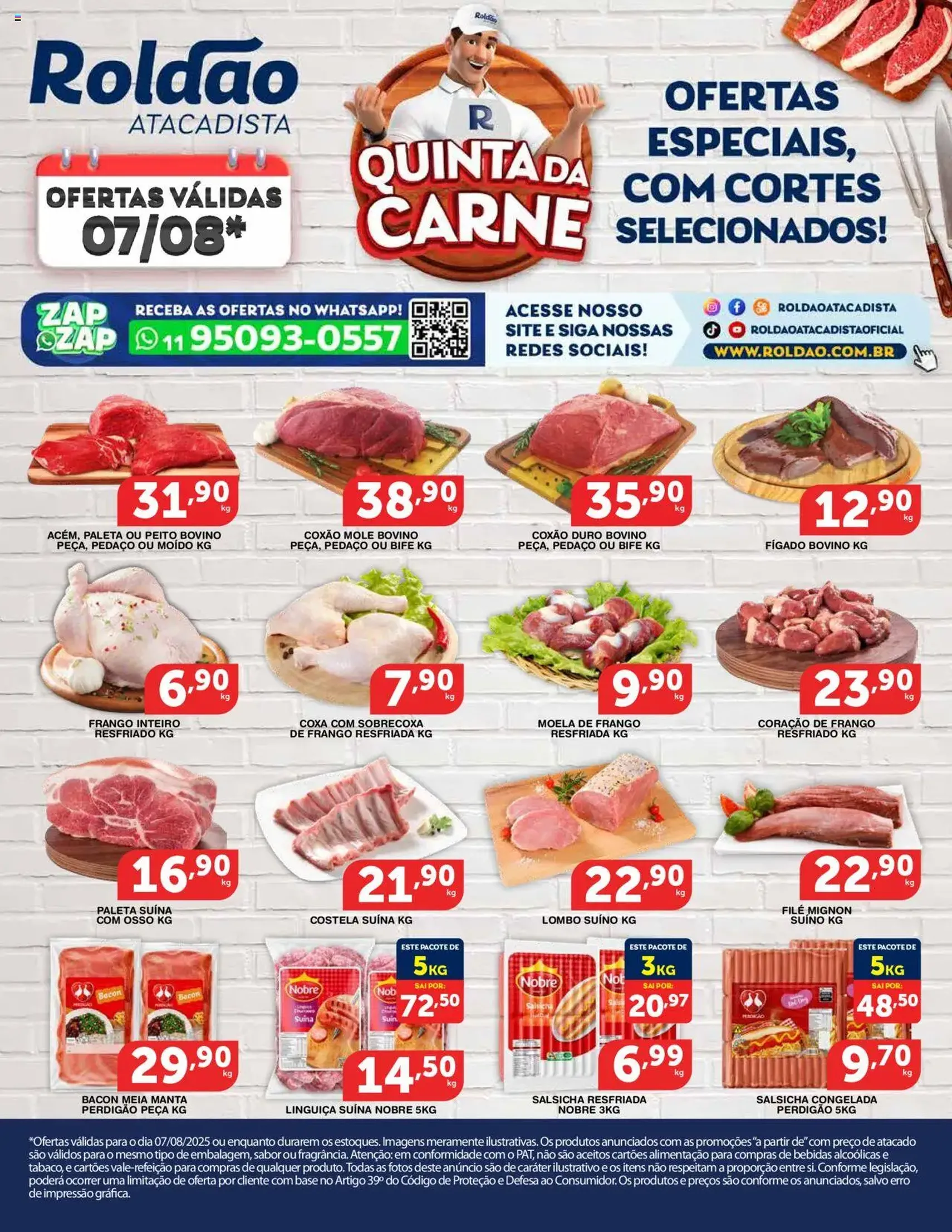 Roldão - Ofertas Quinta da Carne - folheto válido a partir de 07/08/2025 página 1 de 1