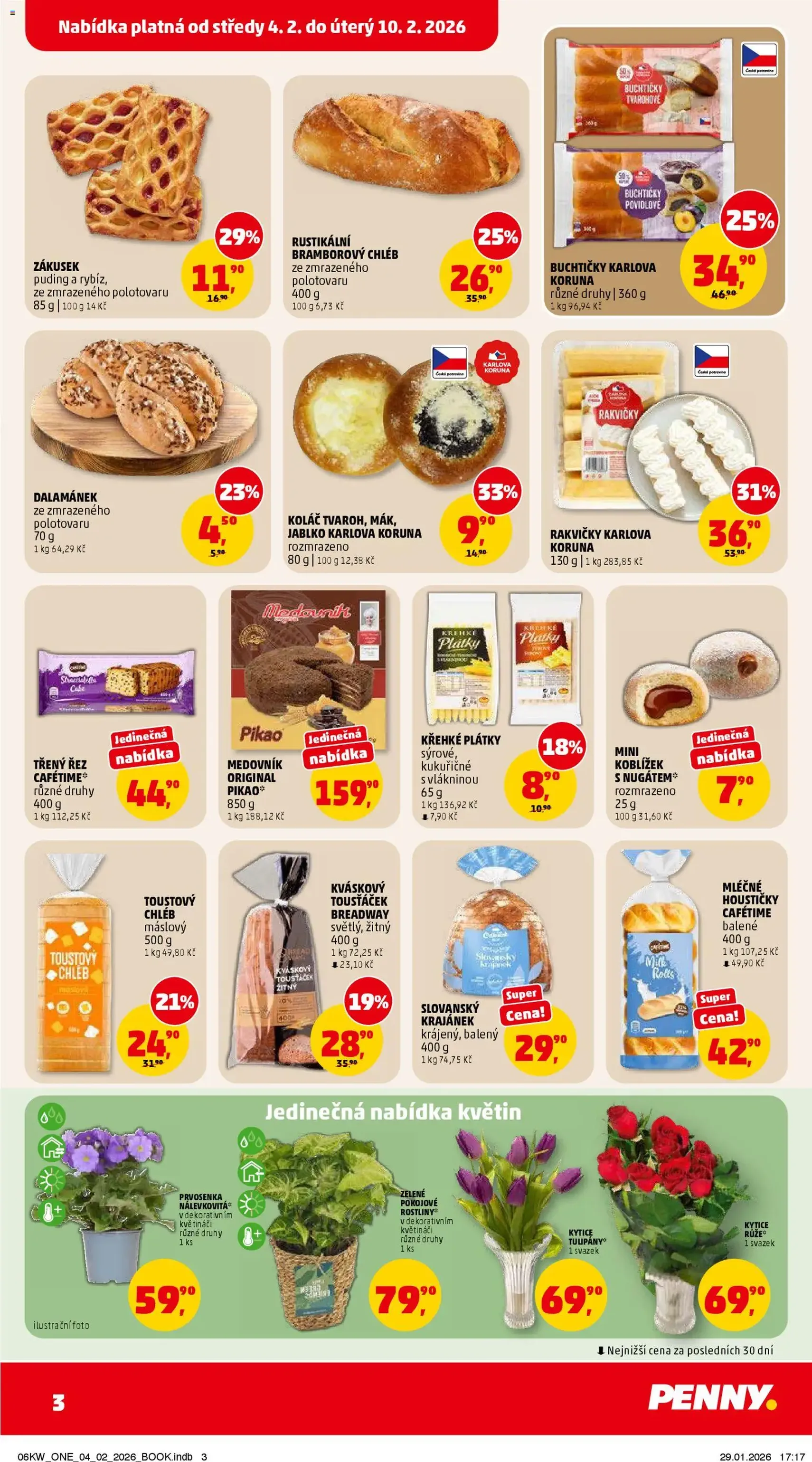 Penny Market leták - Čtvrtečník - platný leták od 04.02.2026 strana 3 z 28