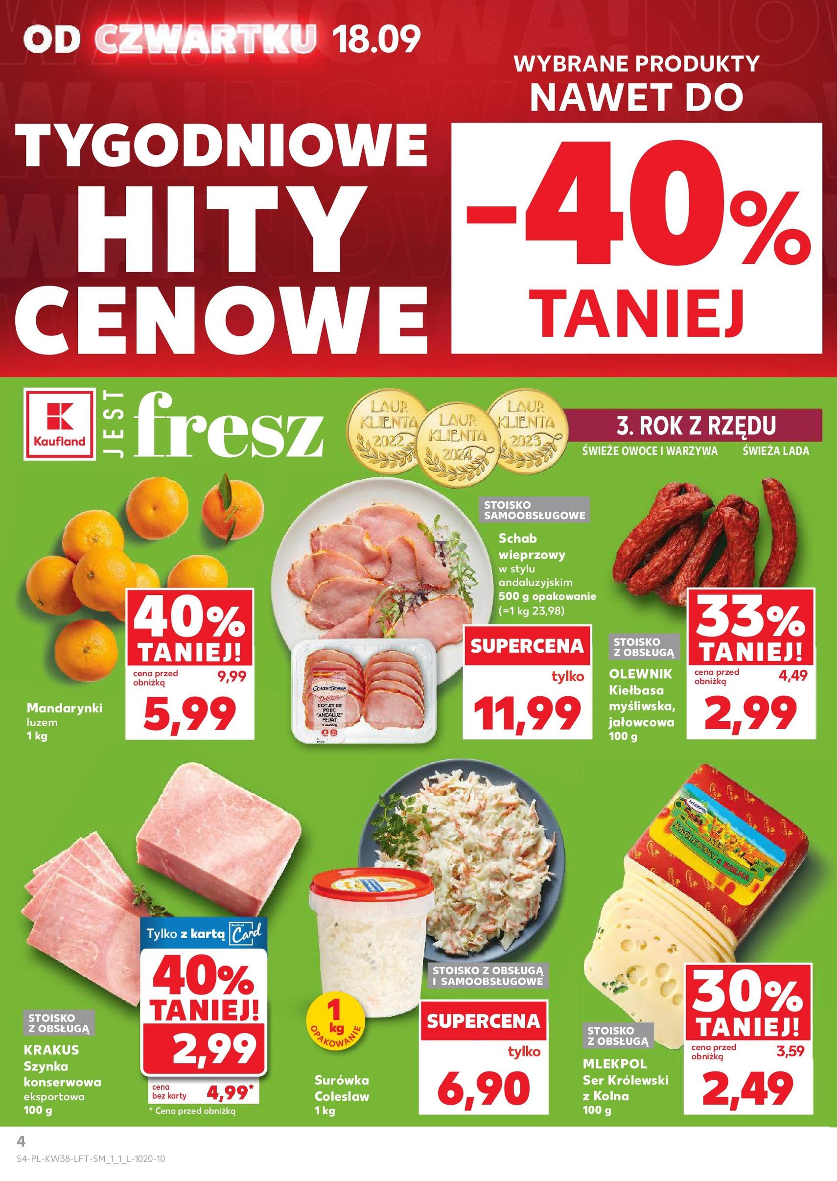 Kaufland gazetka - ważny gazetka od 18.09.2025 strona 4 z 51