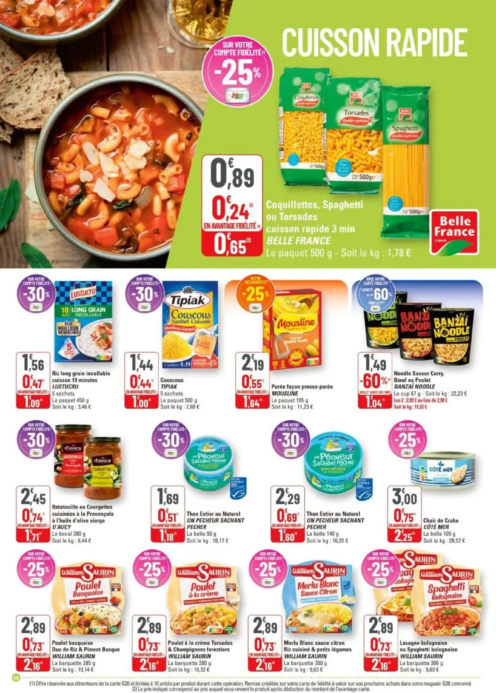 G20 Supermarchés catalogue - brochure valable à partir du 10/09/2025, page 10 sur 20 G20 Supermarchés catalogue - brochure valable à partir du 10/09/2025, page 10 sur 20
