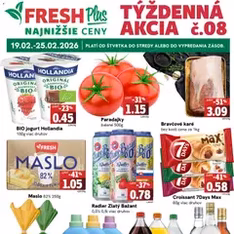 Fresh leták - náhľad letáku platný od 19.02.2026