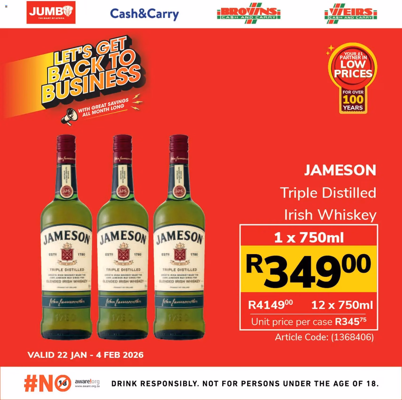 Jumbo Whisky Specials - valid flyer from 22/01/2026, page 2 of 5