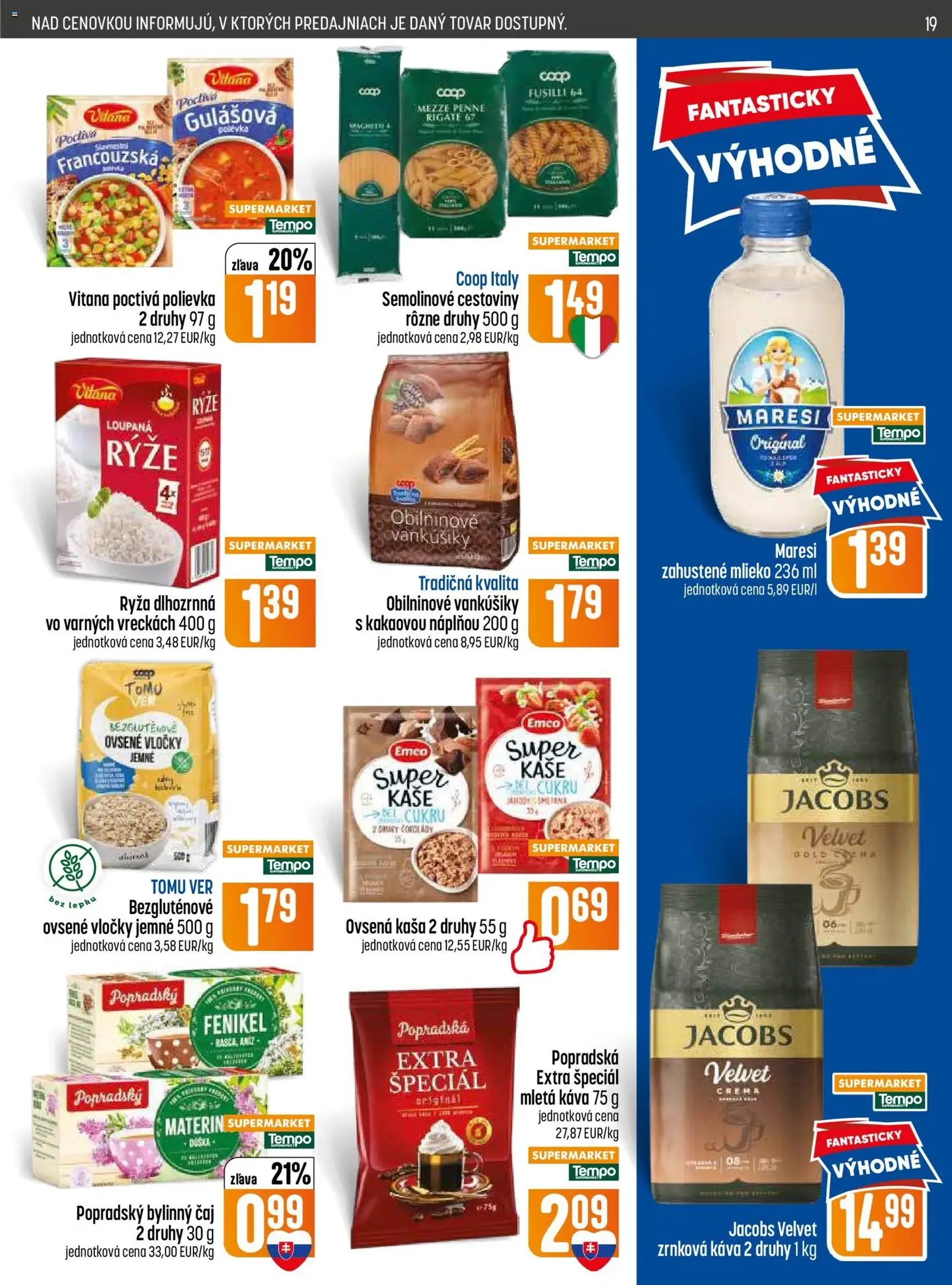 COOP Jednota leták - platný leták od 02.07.2026 strana 19 z 28