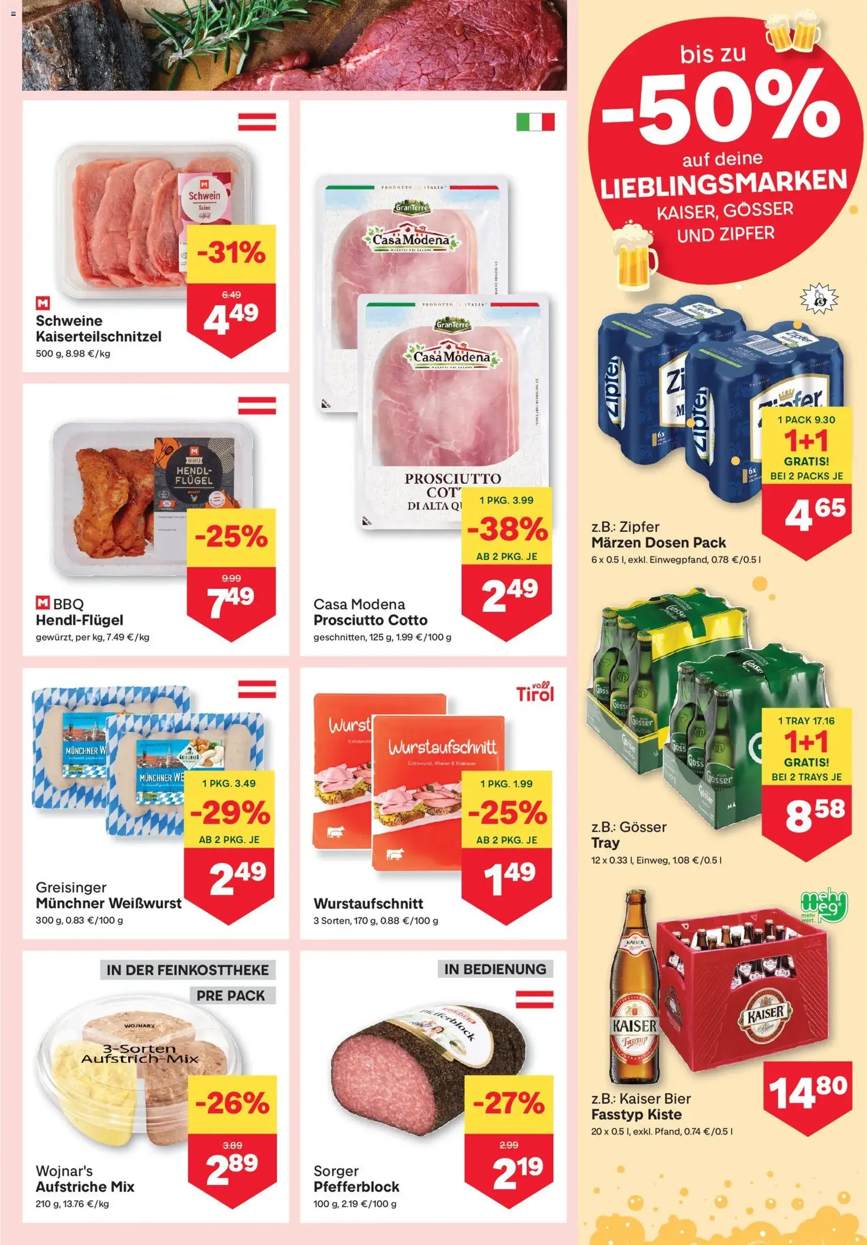 MPREIS Flugblatt - Gültiger Prospekt ab 06.08.2026, Seite 3 von insgesamt 15
