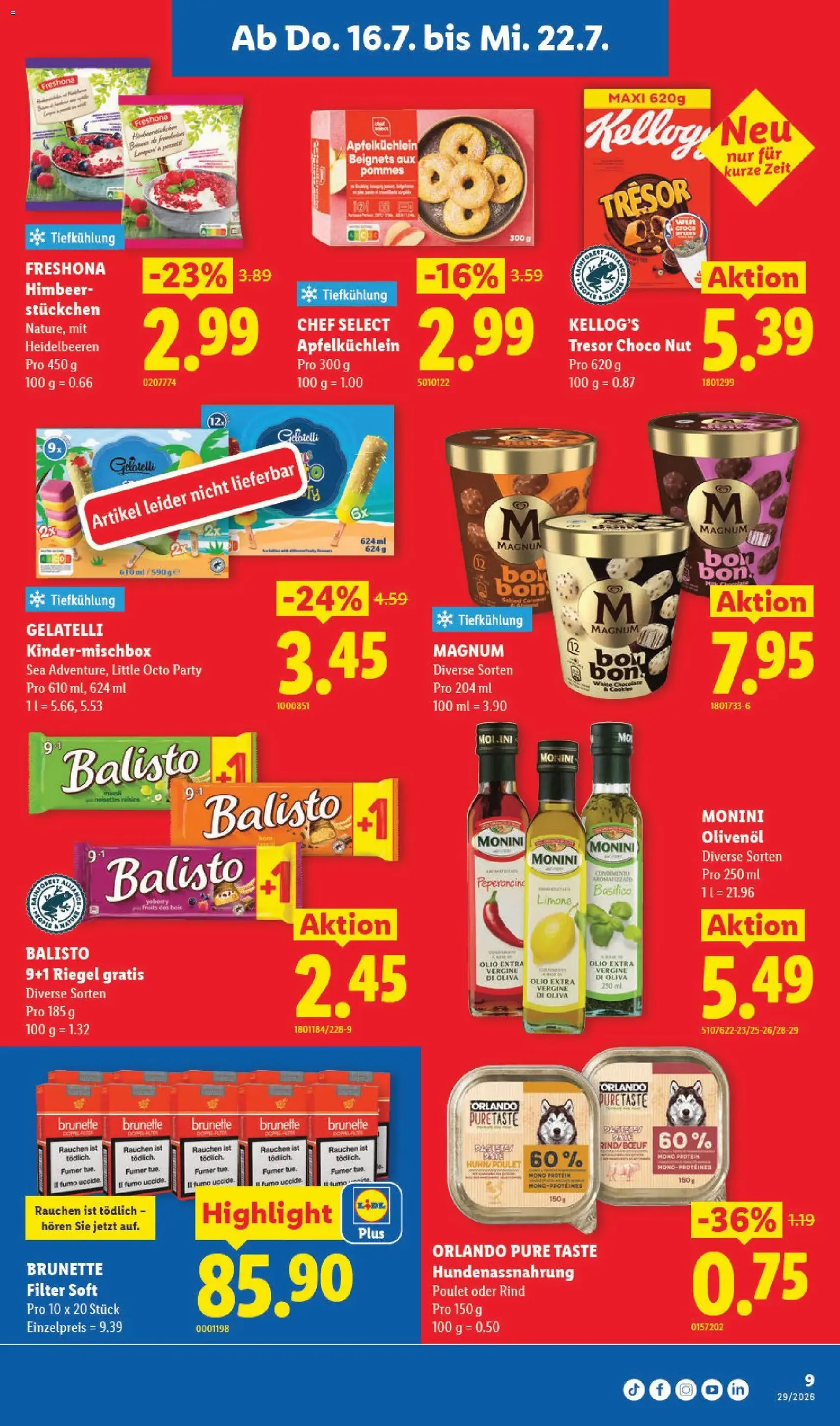 Lidl aktionen - Gültiger Prospekt ab 16.07.2026, Seite 11 von insgesamt 34