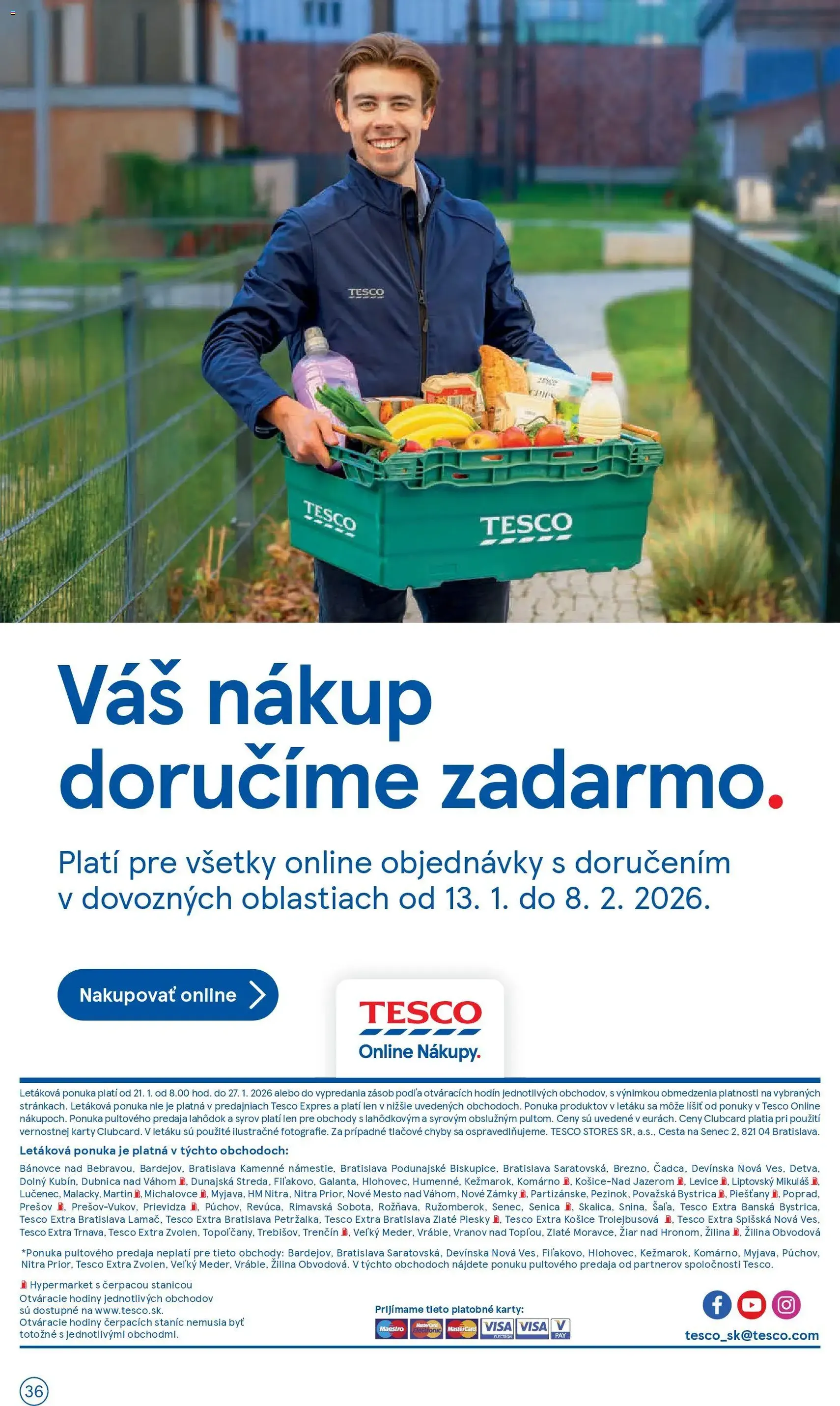 Tesco Hypermarket - leták - platný leták od 21.01.2026 strana 36 z 37