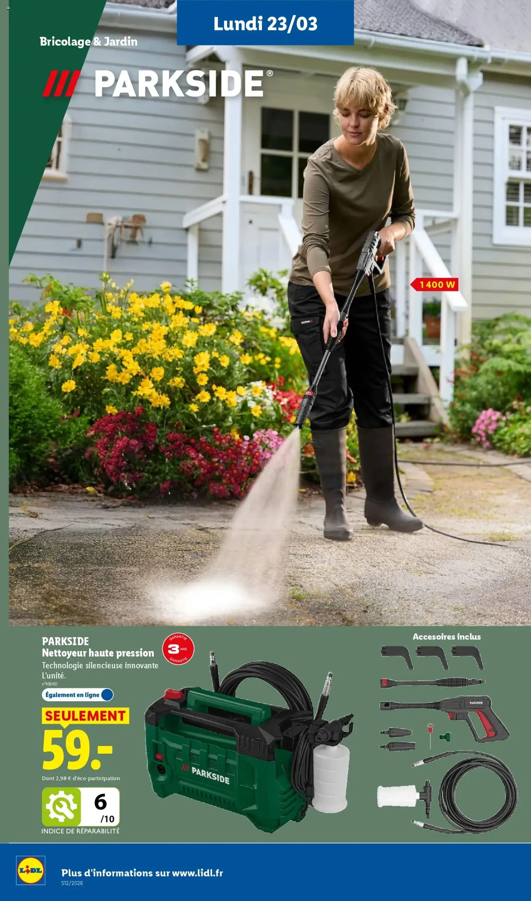 LIDL catalogue semaine 12 - brochure valable à partir du 19/03/2026, page 46 sur 59