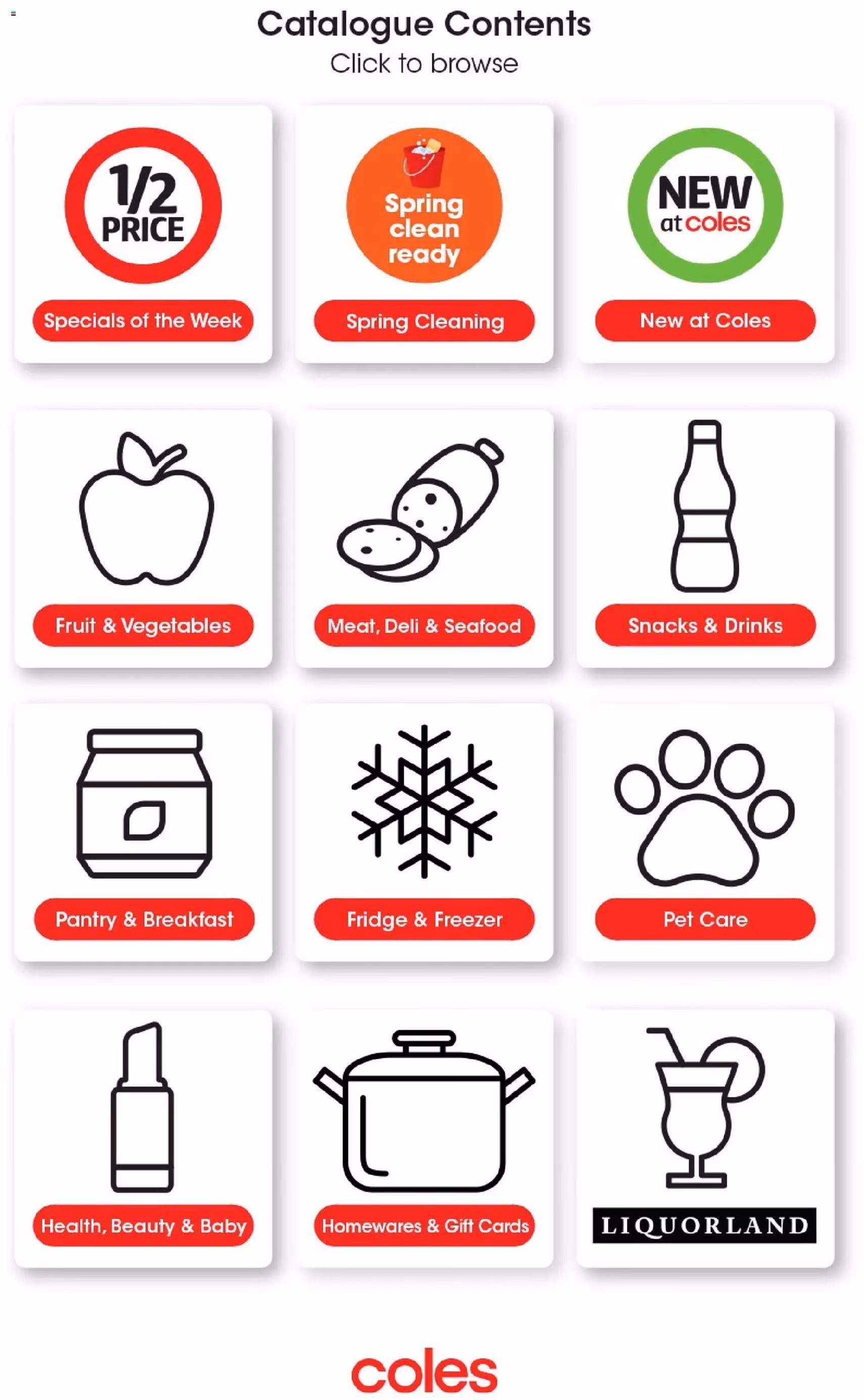 Coles catalogue - valid flyer from 04/08/2026, page 52 of 52
