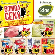 Klas leták - náhľad letáku platný od 13.10.2025