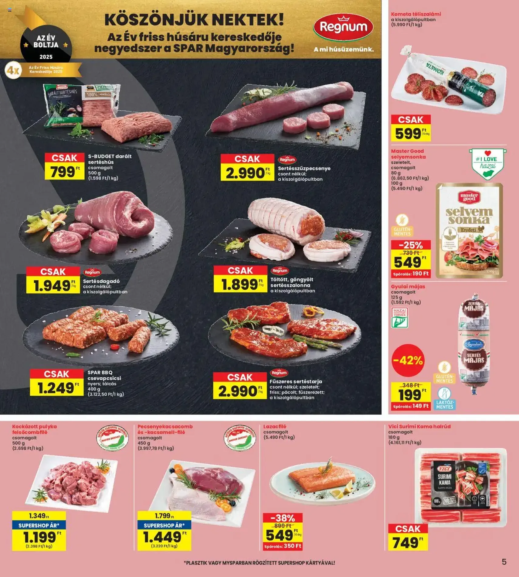 Interspar Akciós újság - 2025.09.18. érvényes szórólap 5 oldal 19 oldalból