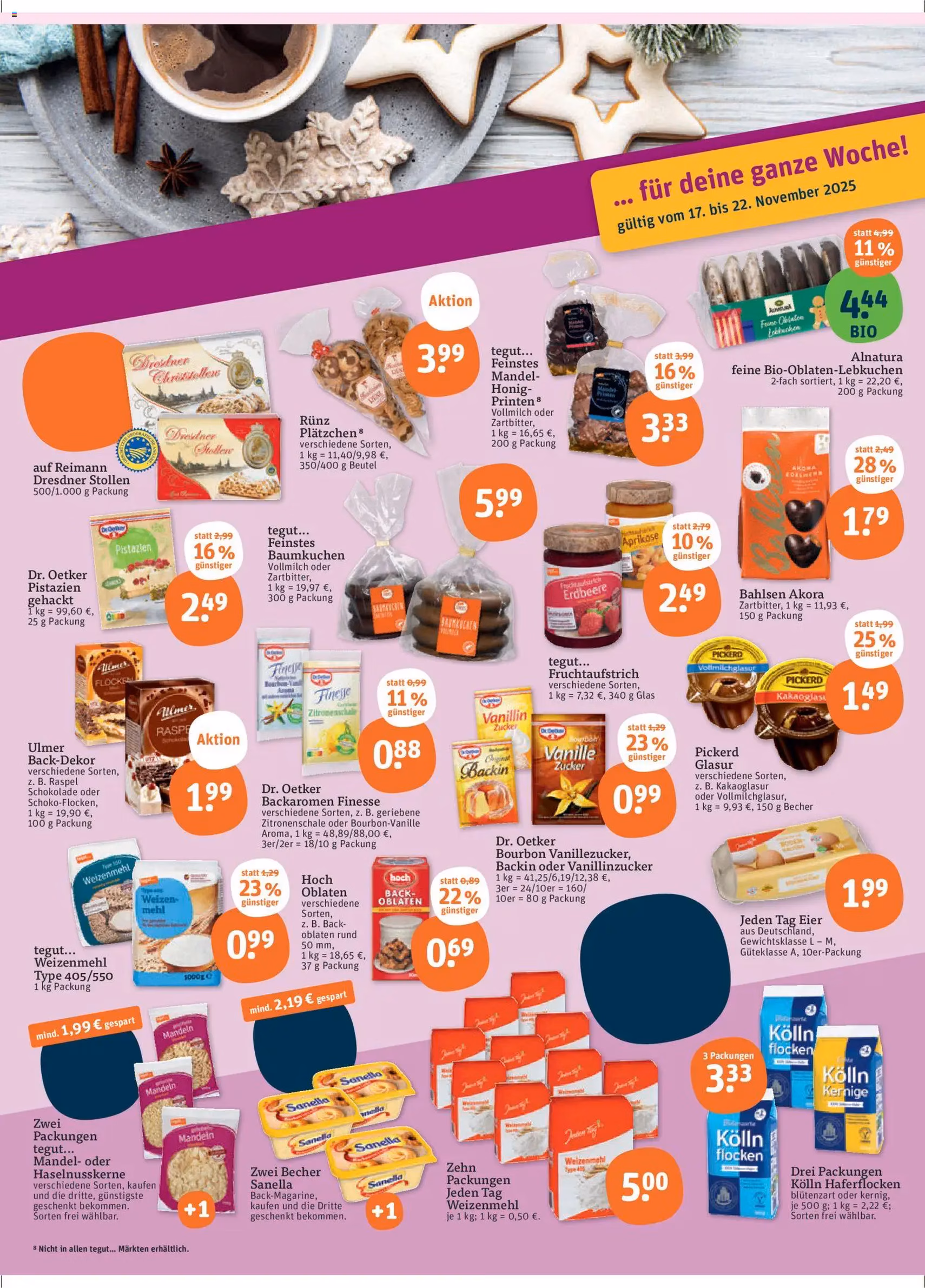 Tegut Prospekt - Gültiger Prospekt ab 17.11.2025, Seite 2 von insgesamt 25