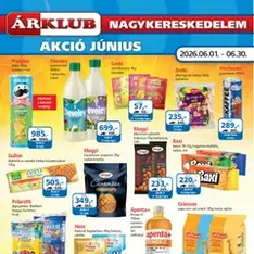 ÁRKLUB akciós újság - szórólap előnézete érvényes 2026.06.01. -tól