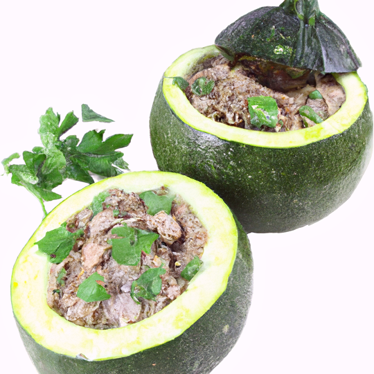 Anteprima ricetta Zucchine tonde ripiene di carne