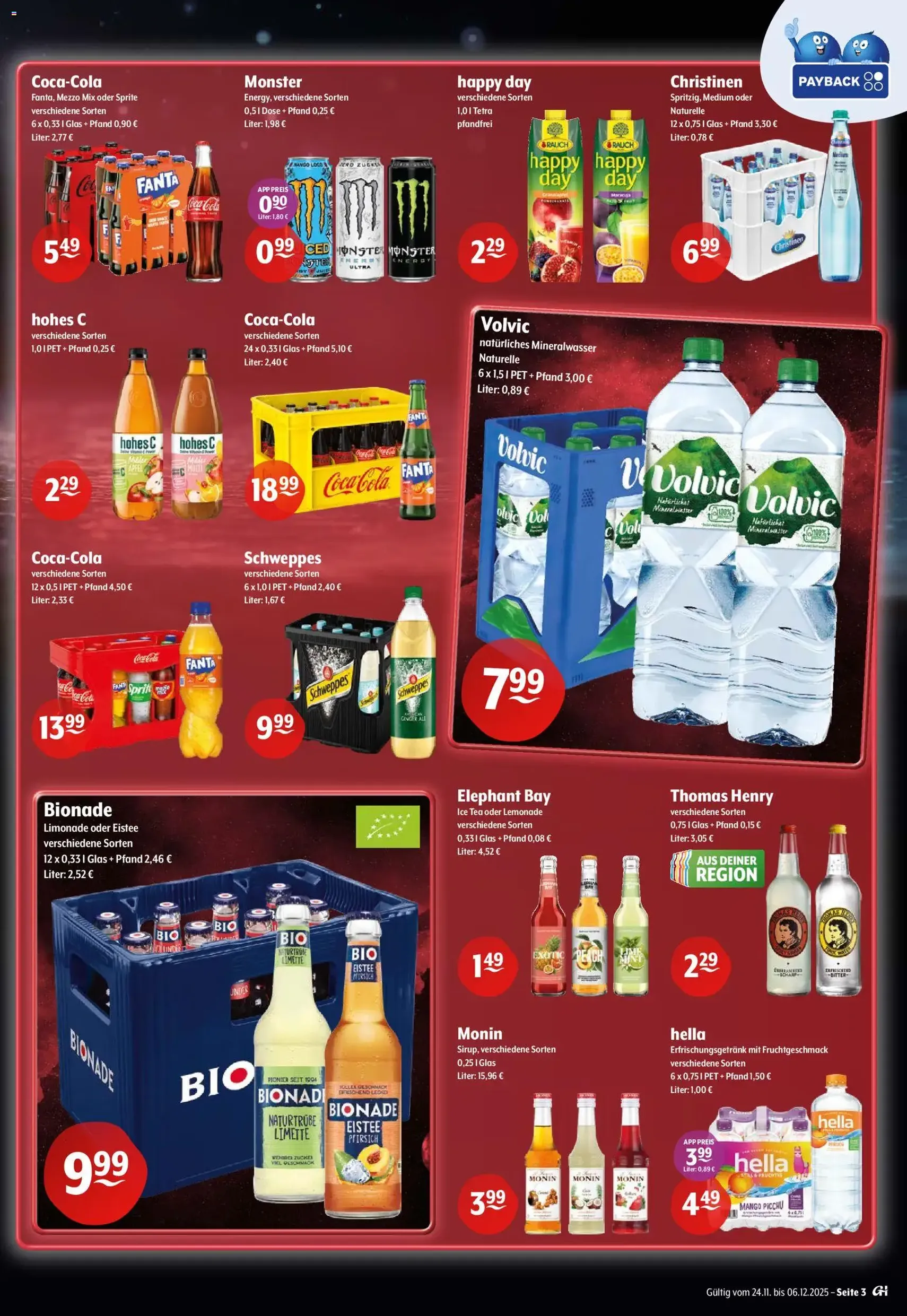 Trink und Spare - Black Friday - Gültiger Prospekt ab 24.11.2025, Seite 3 von insgesamt 11