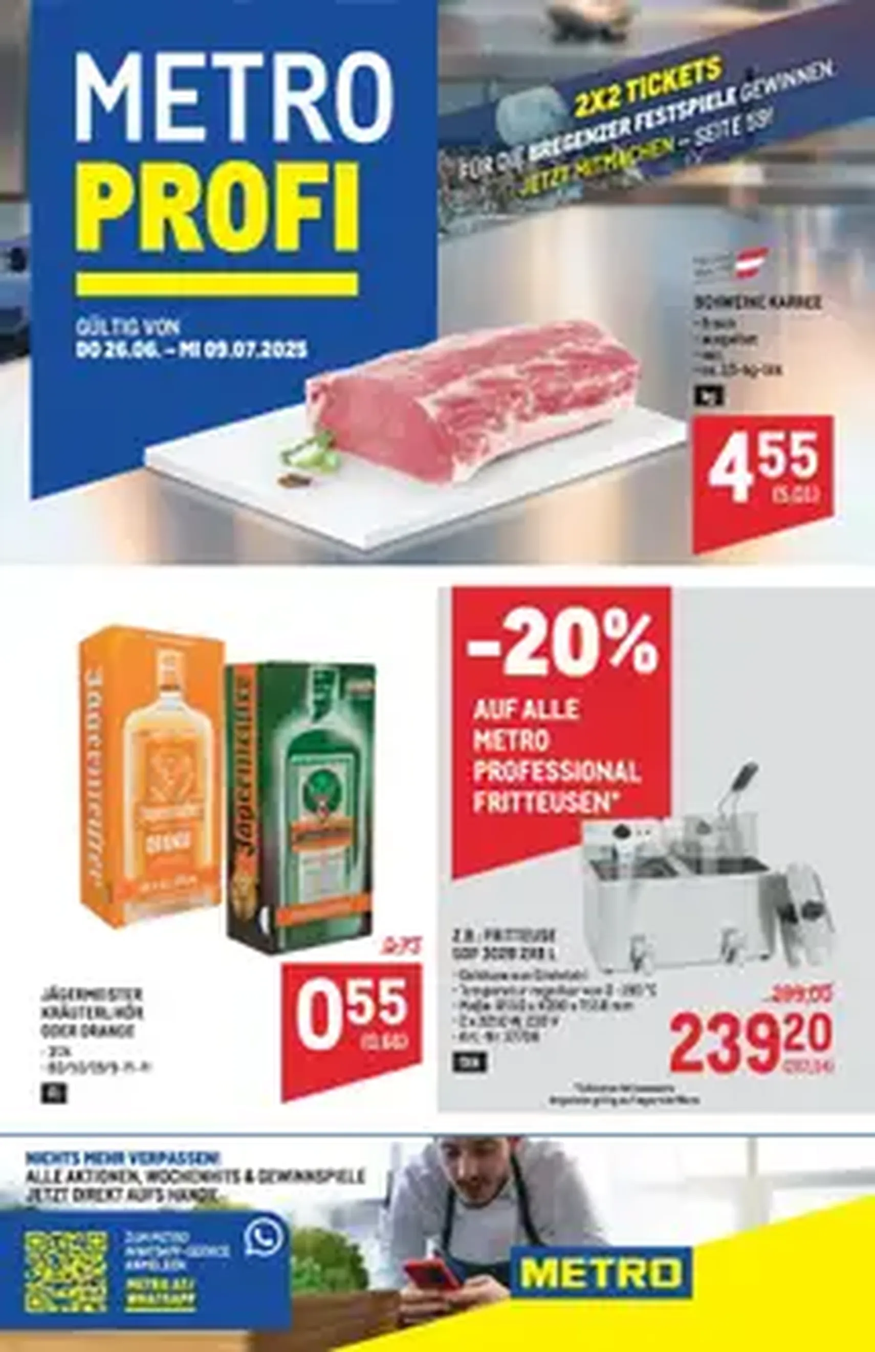 Metro angebote Profi - Gültiger Prospekt ab 26.06.2025, Seite 1 von insgesamt 1
