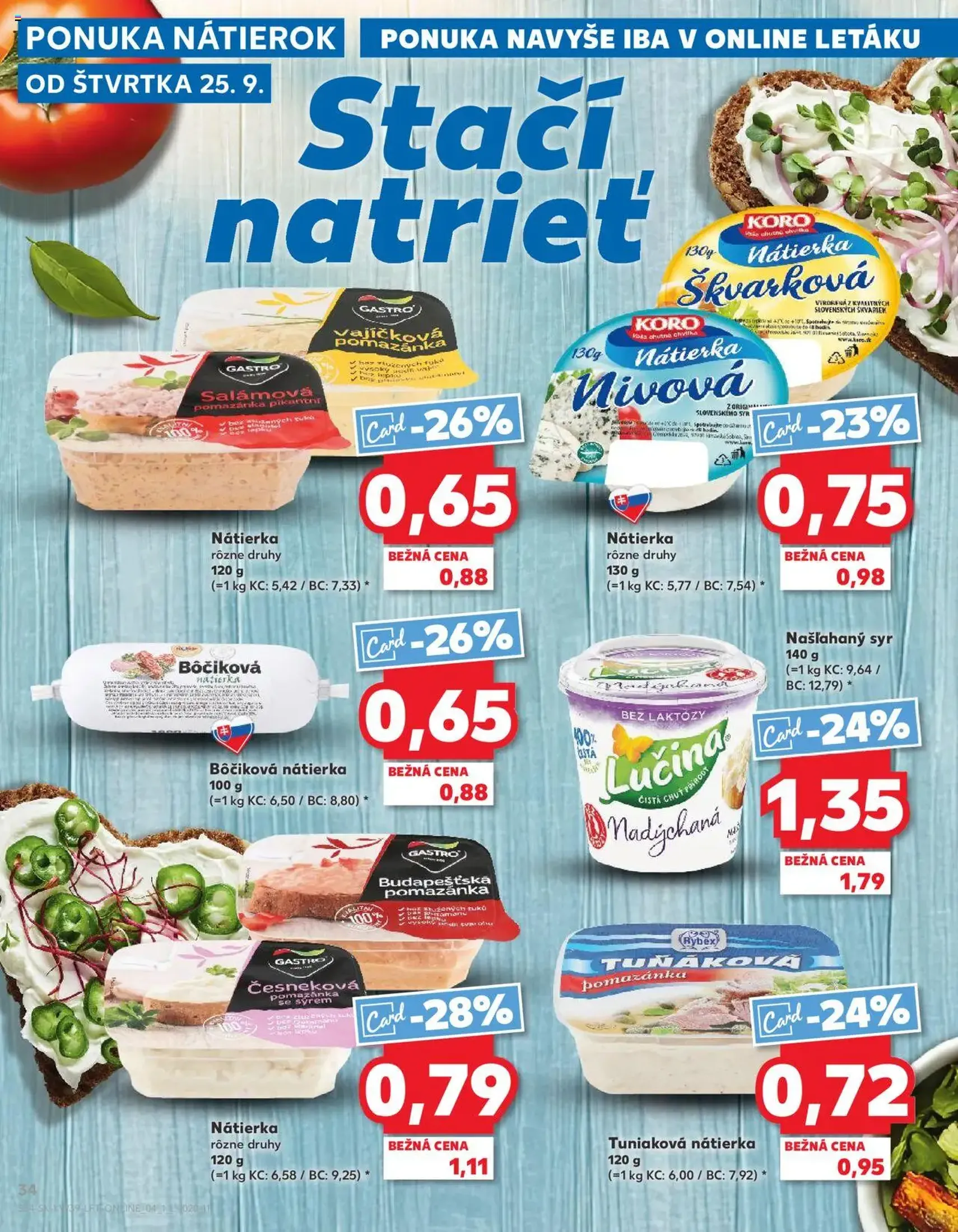 Kaufland Bratislava-Avion - platný leták od 25.09.2025 strana 34 z 78