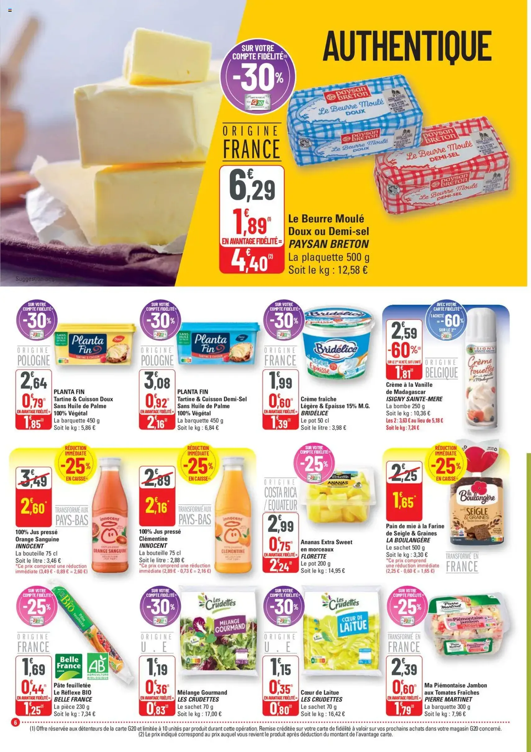 G20 Supermarchés catalogue - brochure valable à partir du 08/10/2025, page 6 sur 20