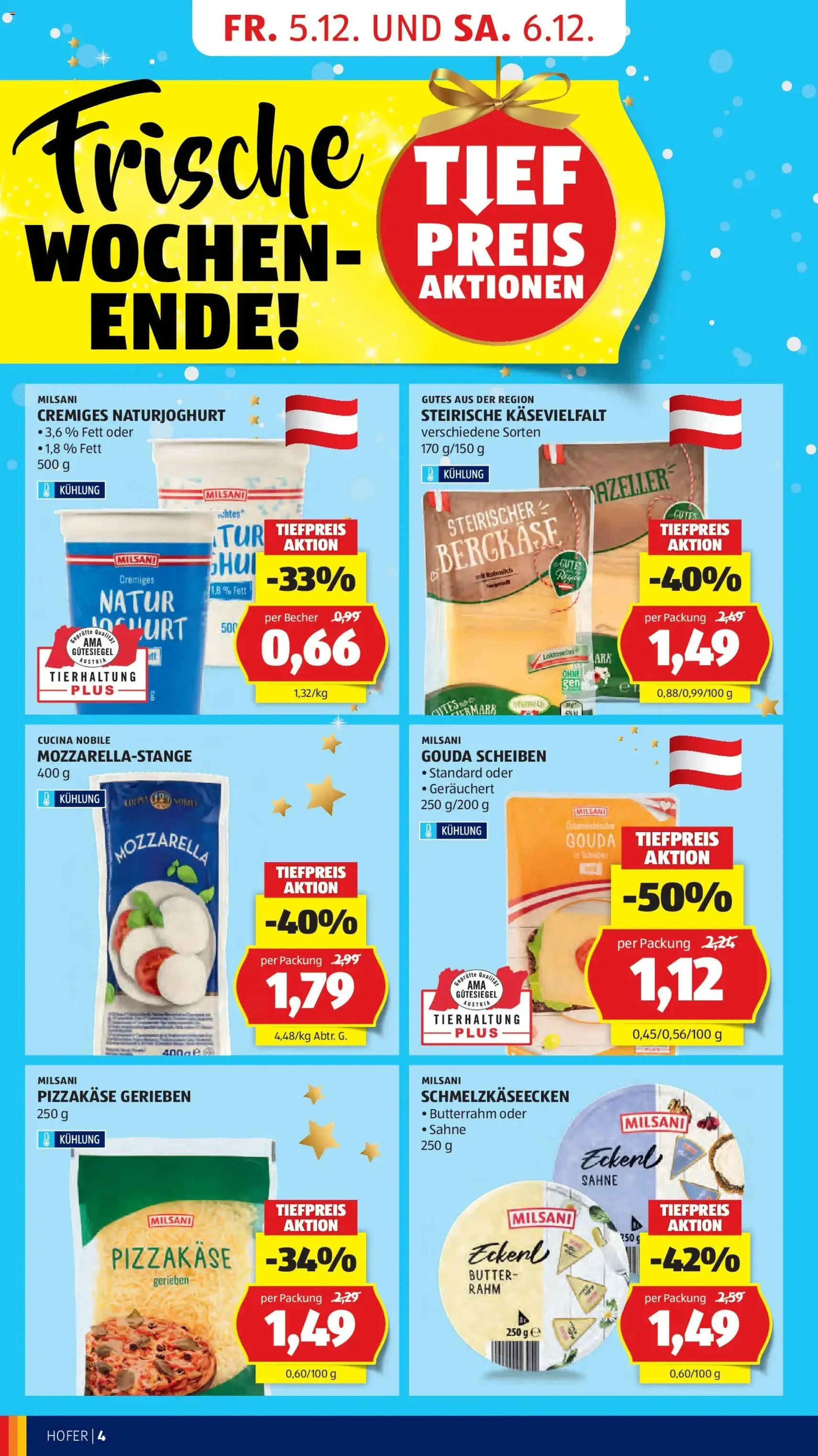 Hofer Flugblatt - Gültiger Prospekt ab 05.12.2025, Seite 6 von insgesamt 60