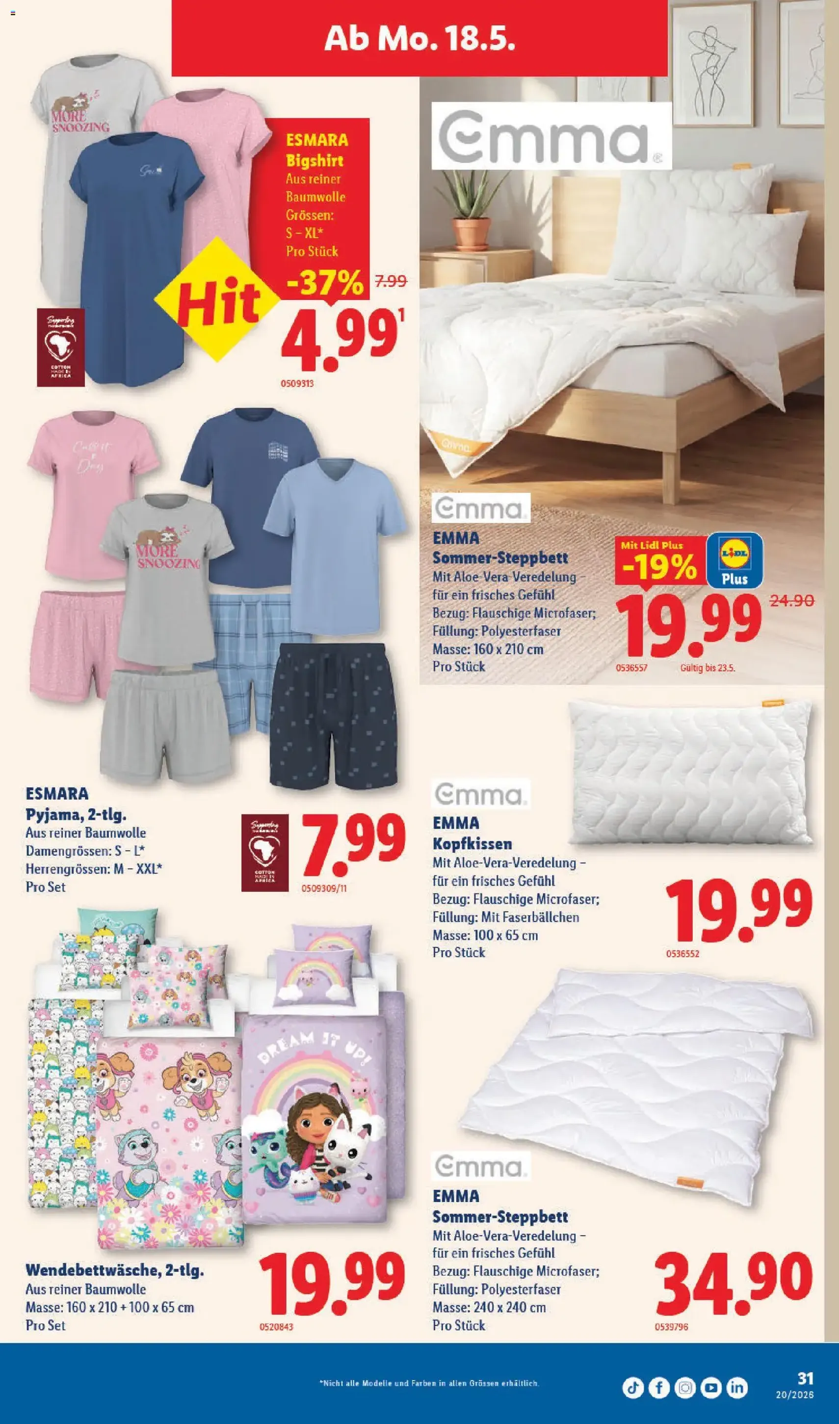 Lidl aktionen - Gültiger Prospekt ab 13.05.2026, Seite 31 von insgesamt 32