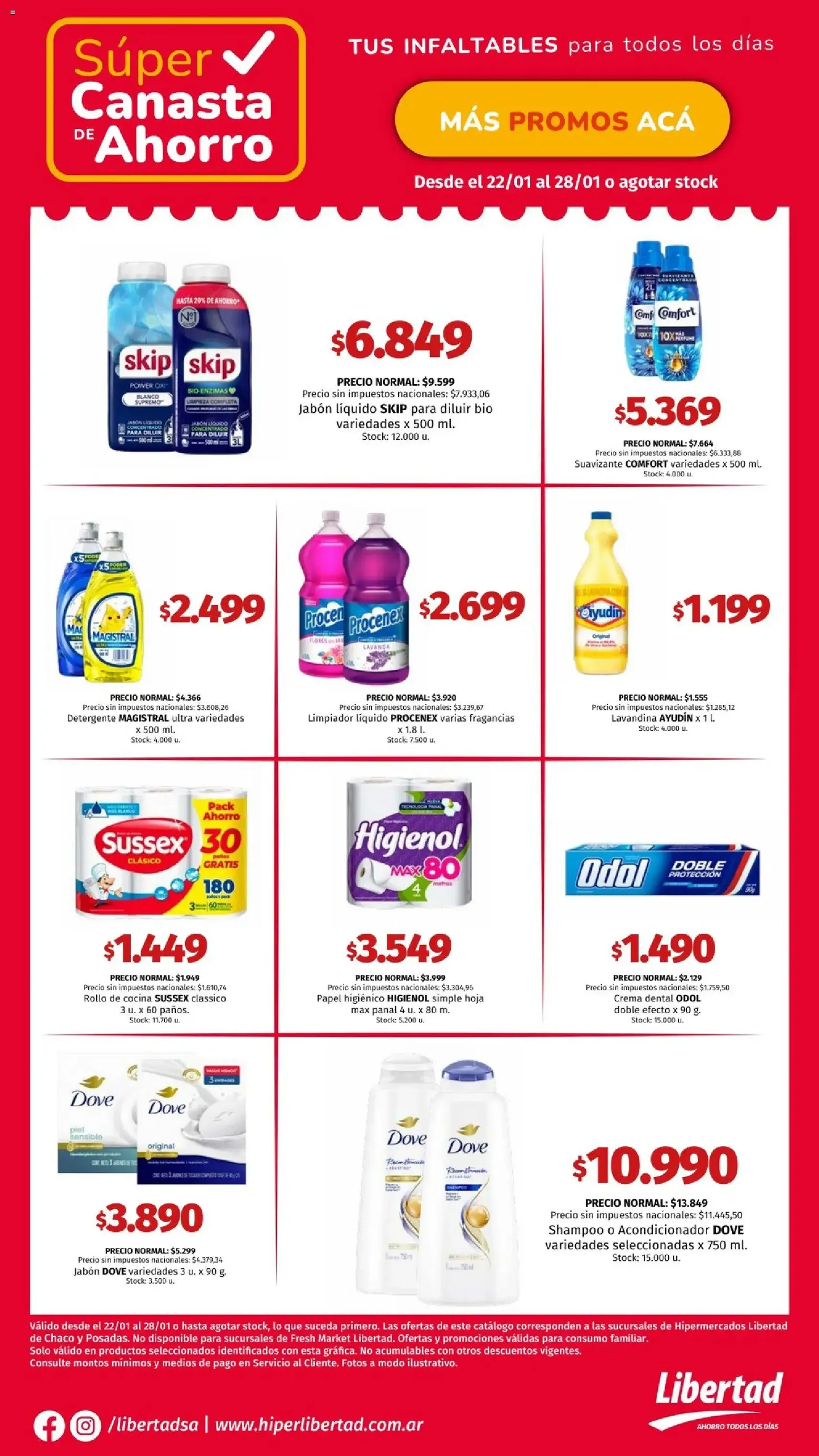 Hipermercado Libertad catálogo - folleto válido desde 22/01/2026 página 5 de 5