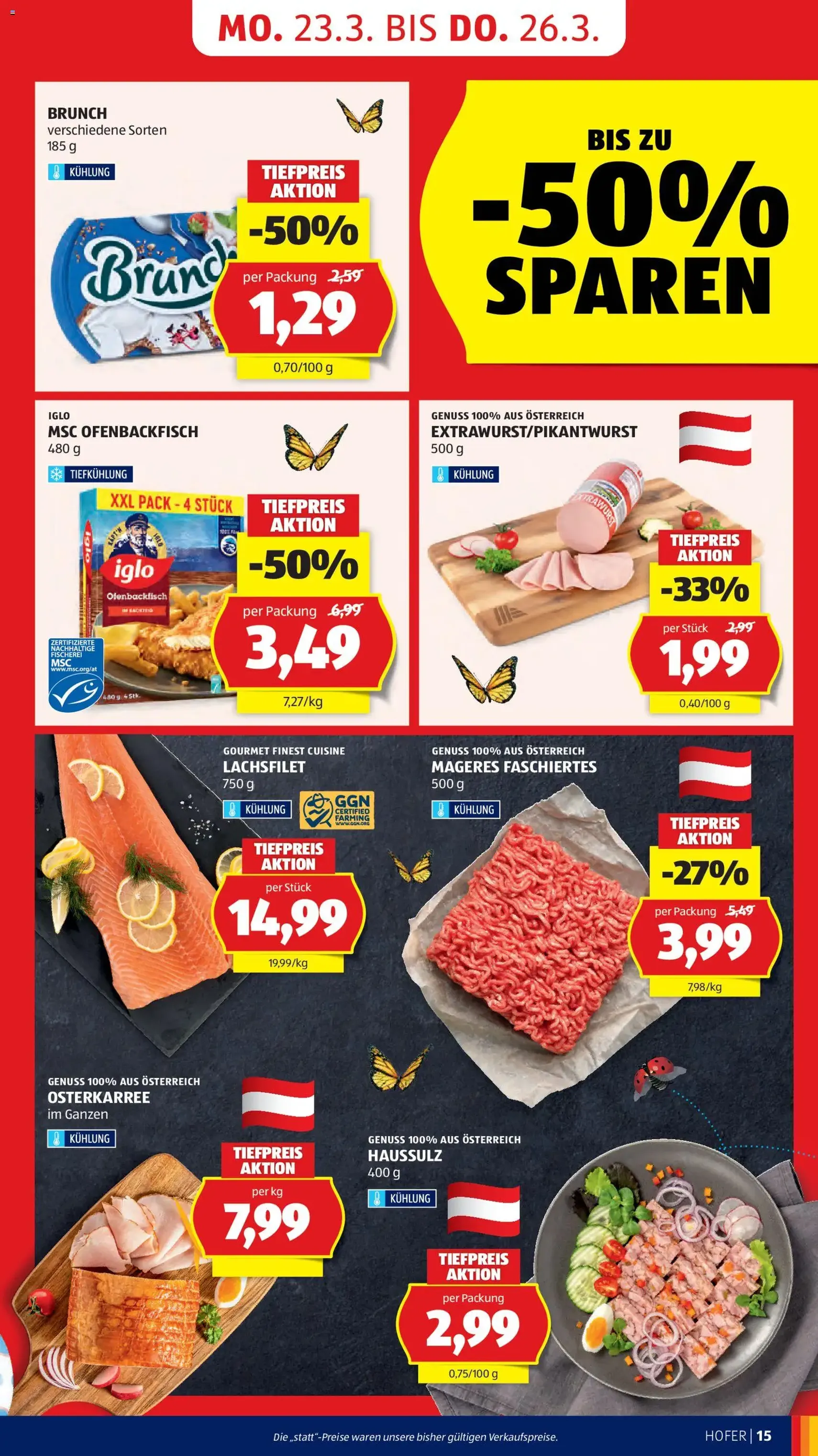 Hofer Flugblatt - Gültiger Prospekt ab 23.03.2026, Seite 21 von insgesamt 49