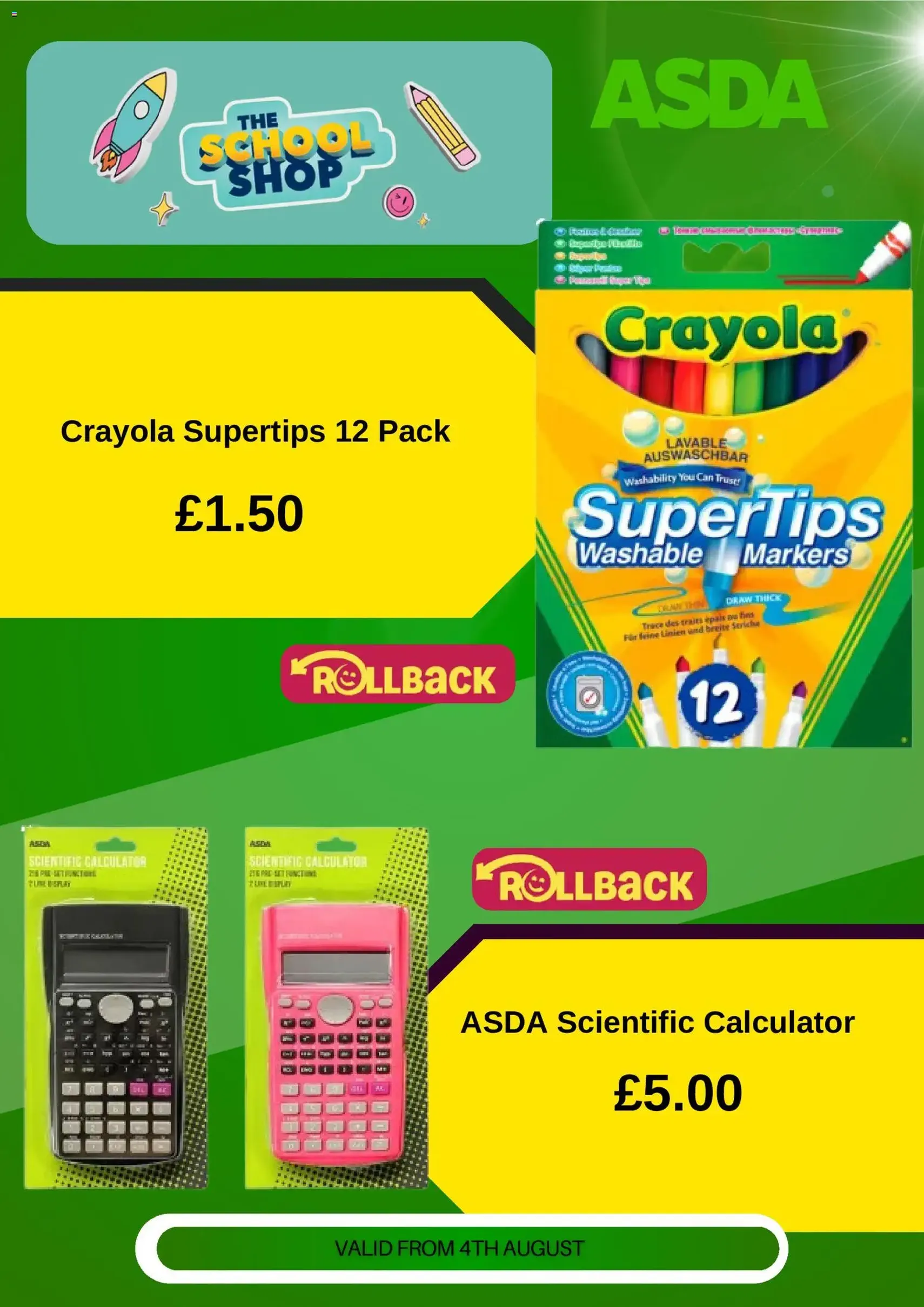 Weekly offers Asda - valid flyer from 04/08/2026, page 5 of 5