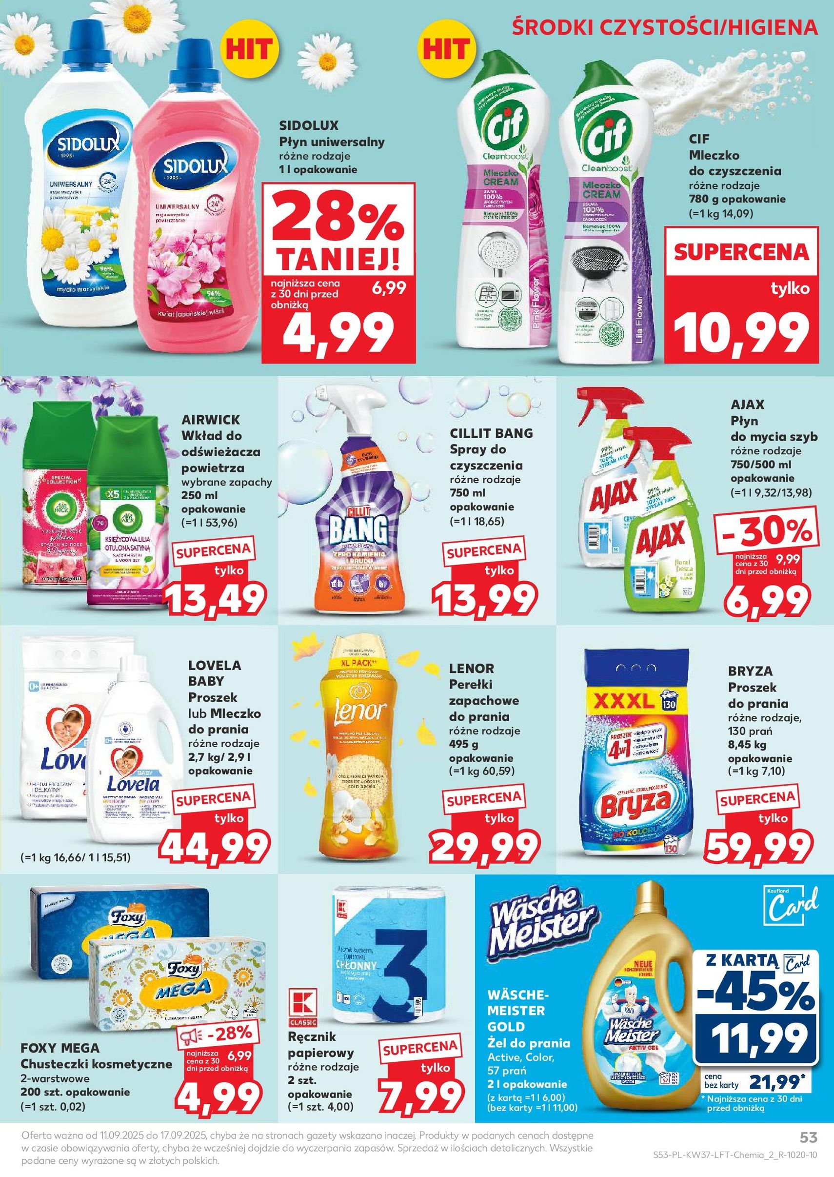 Kaufland gazetka - ważny gazetka od 11.09.2025 strona 53 z 61 Kaufland gazetka - ważny gazetka od 11.09.2025 strona 53 z 61