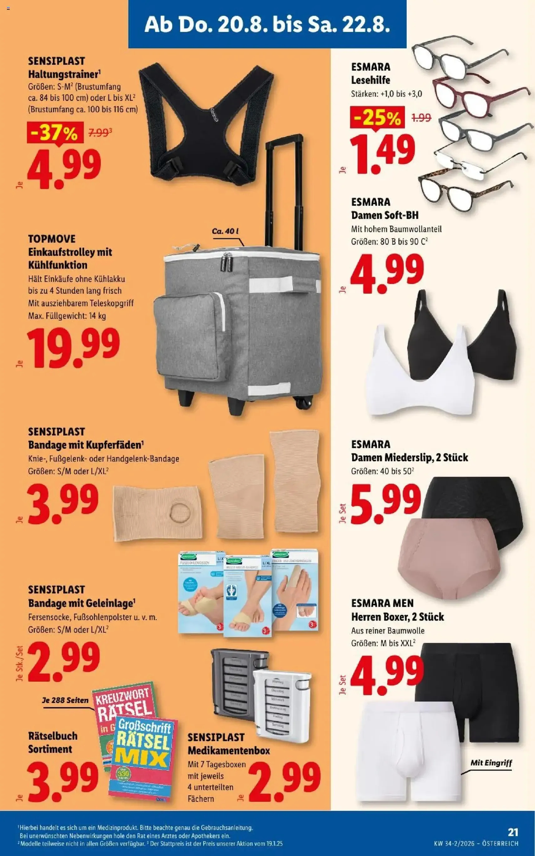 Lidl - Flugblatt - Gültiger Prospekt ab 20.08.2026, Seite 25 von insgesamt 55
