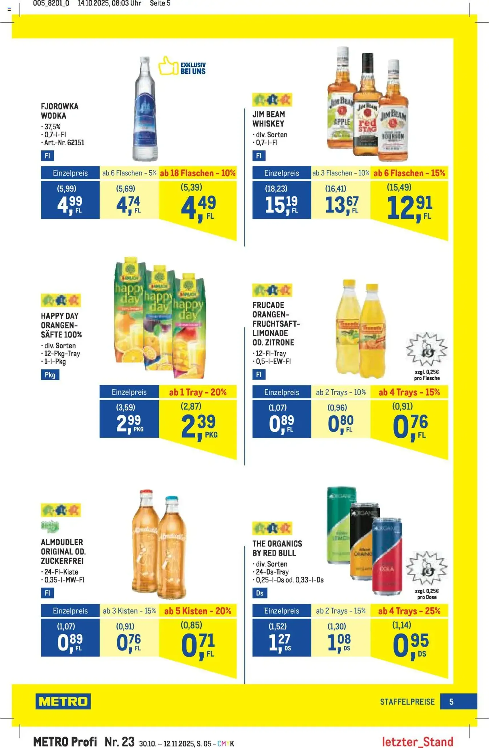 Metro angebote Profi - Gültiger Prospekt ab 30.10.2025, Seite 5 von insgesamt 64 Metro angebote Profi - Gültiger Prospekt ab 30.10.2025, Seite 5 von insgesamt 64