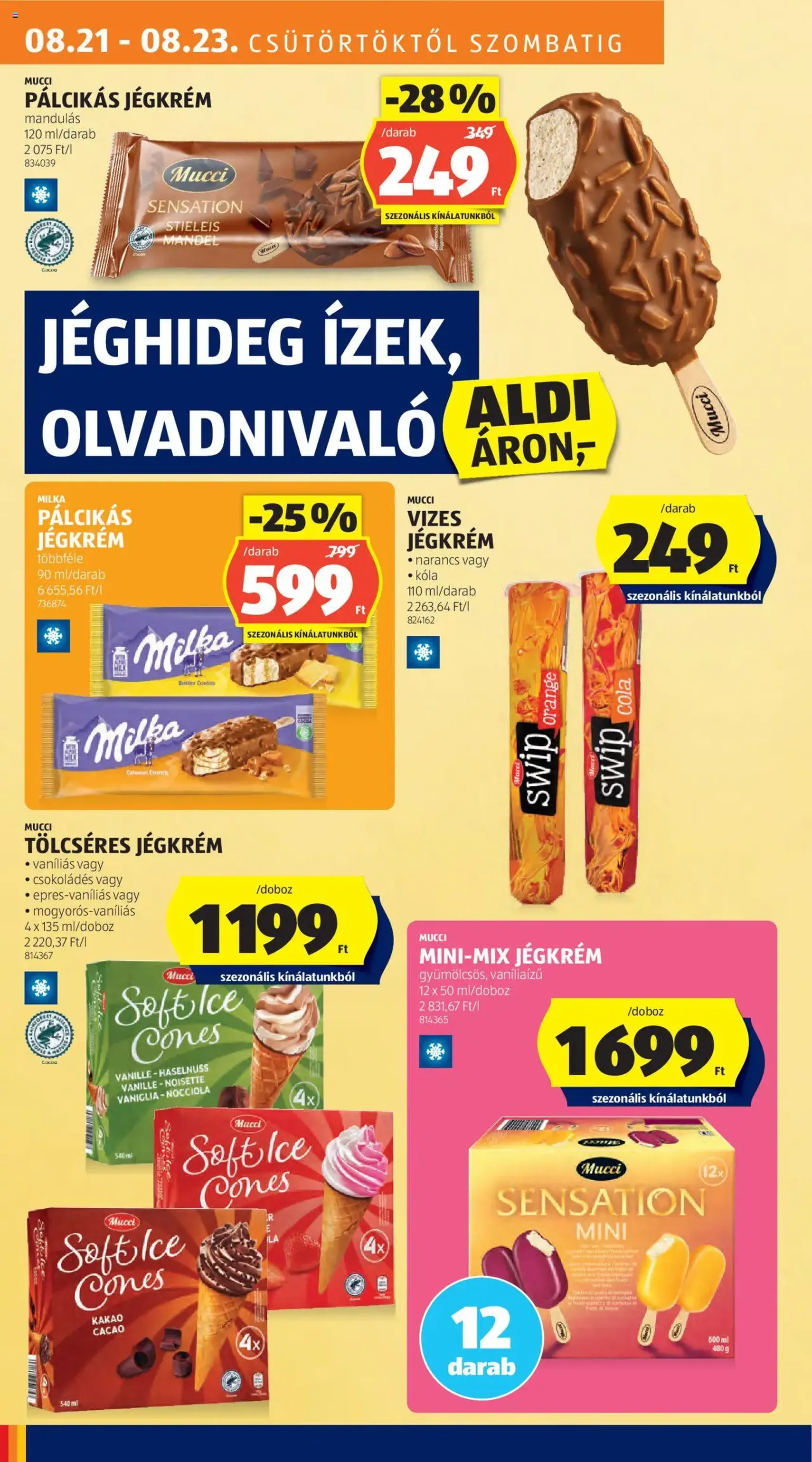 Aldi Akciós újság - 2025.08.21. érvényes szórólap 18 oldal 46 oldalból