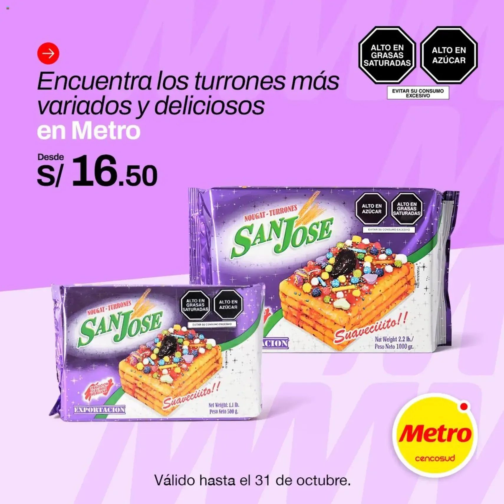 Catálogo Metro - folleto válido desde 20/10/2025 página 1 de 4