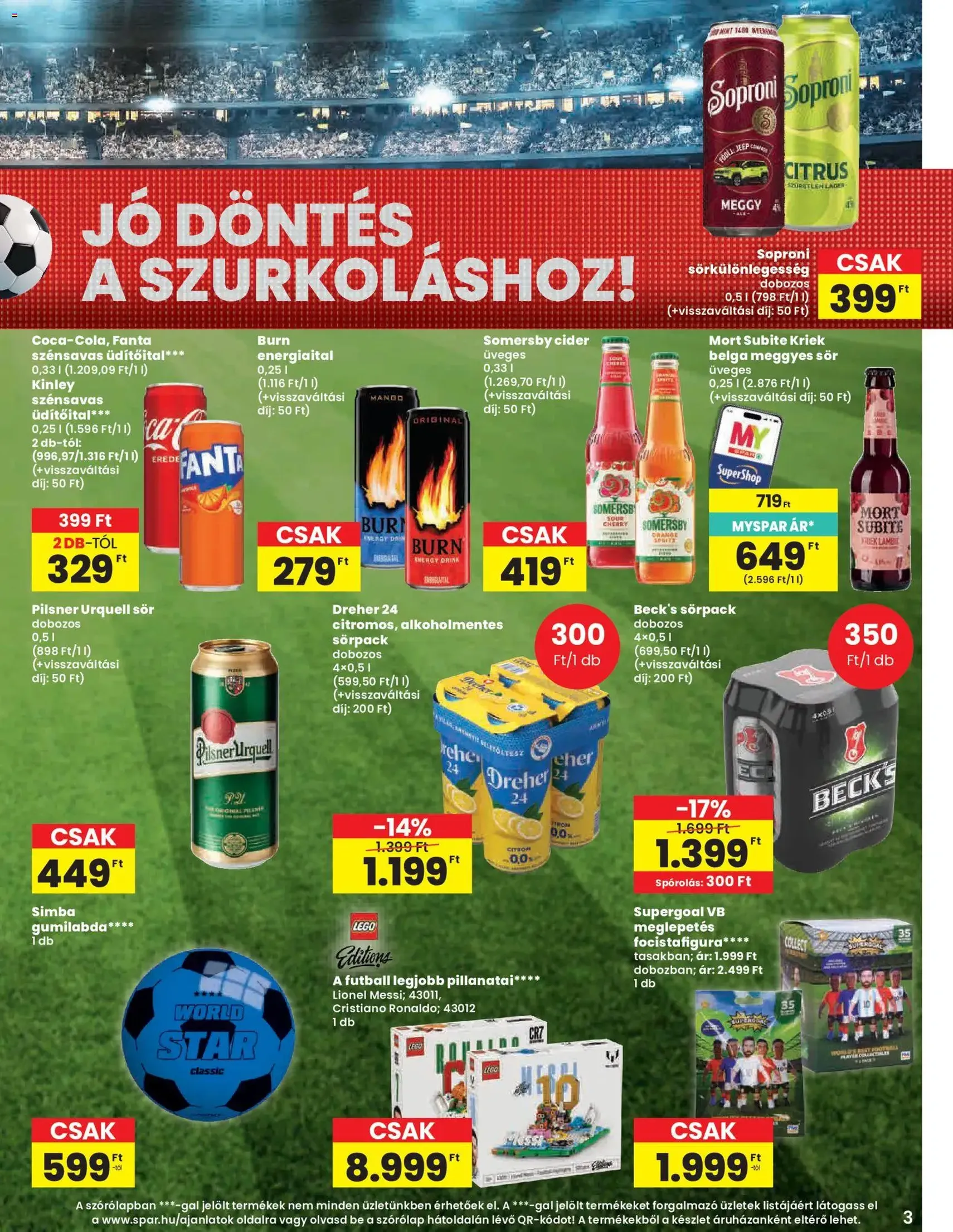Spar akciós újság - 2026.07.02. érvényes szórólap 3 oldal 20 oldalból