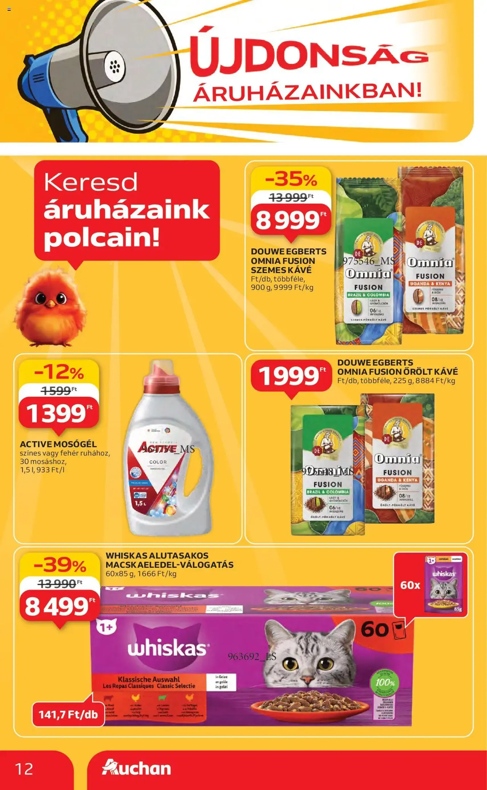 Auchan Akciós újság - 2025.08.14. érvényes szórólap 12 oldal 54 oldalból Auchan Akciós újság - 2025.08.14. érvényes szórólap 12 oldal 54 oldalból