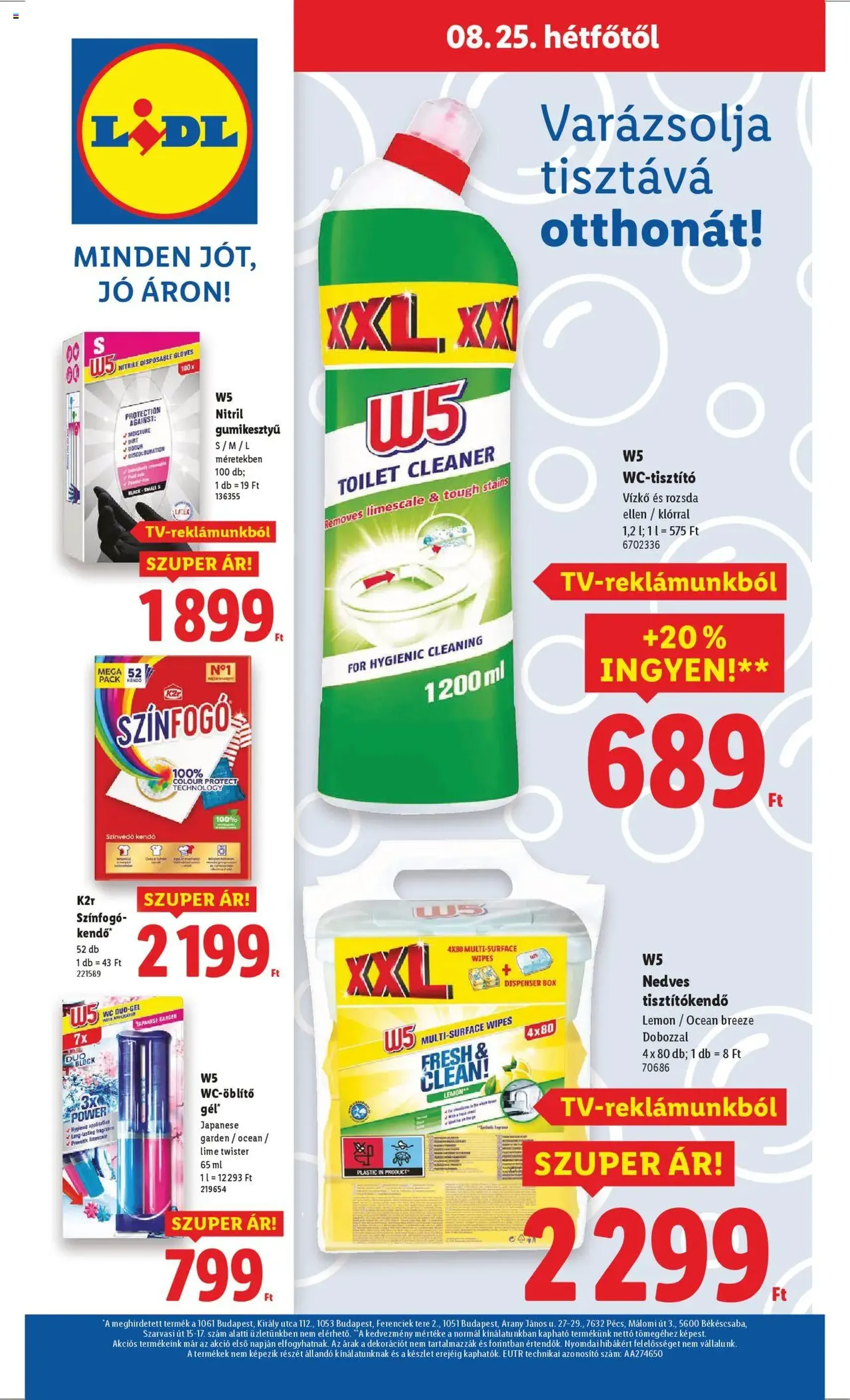 Lidl Akciós újság - 2025.08.21. érvényes szórólap 70 oldal 70 oldalból