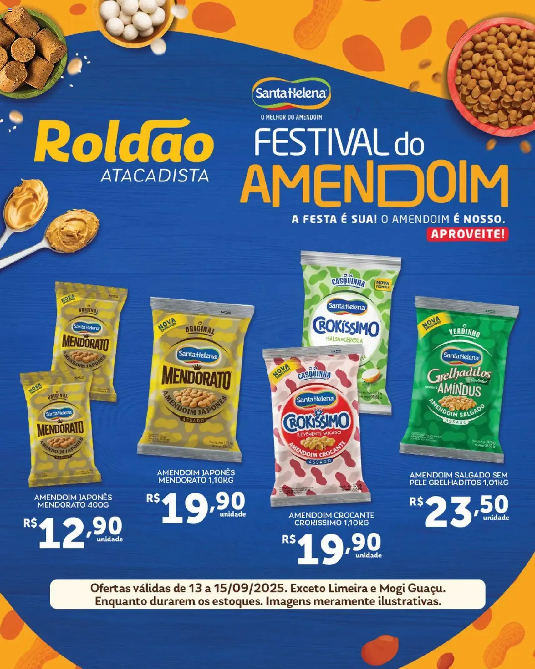 Roldão - Ofertas Festival do Amendoim - folheto válido a partir de 13/09/2025 página 1 de 1
